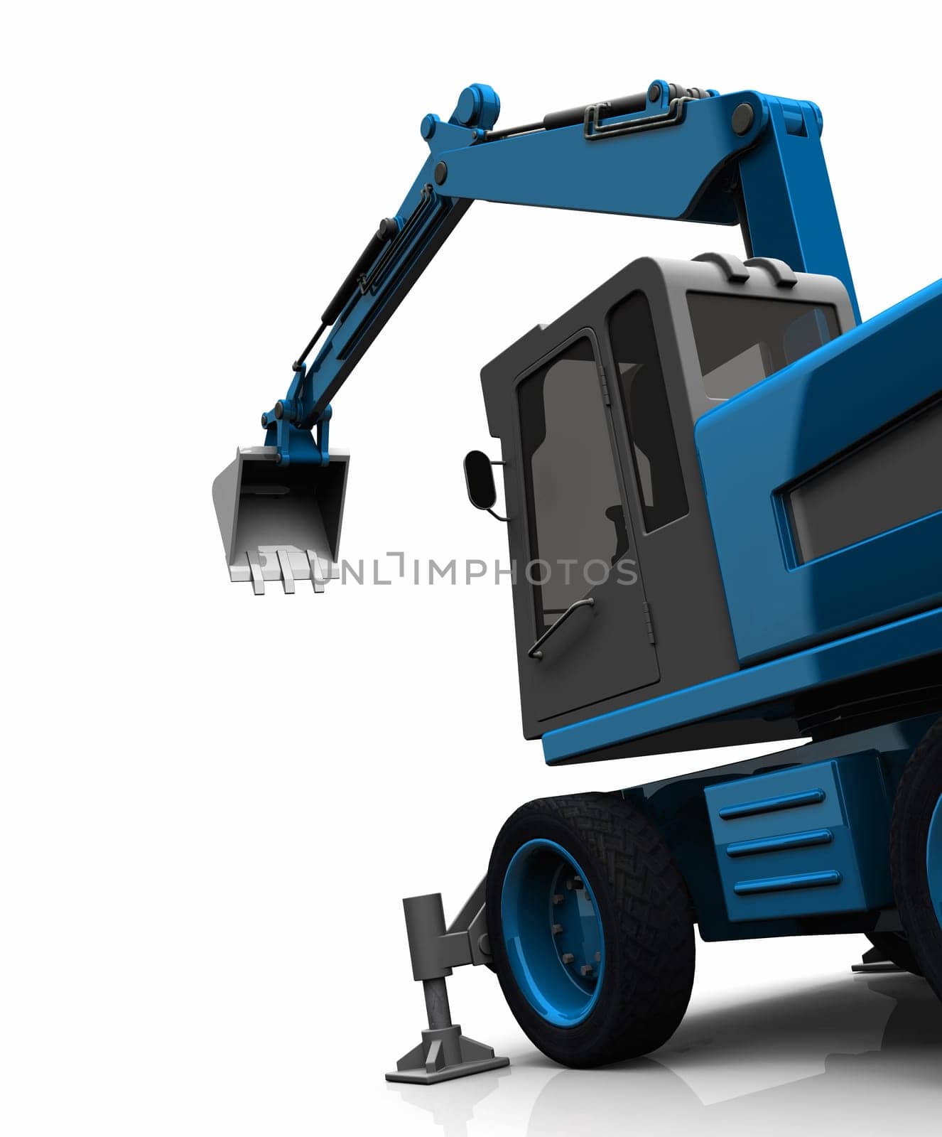 The Blue Shovel Excavator 13