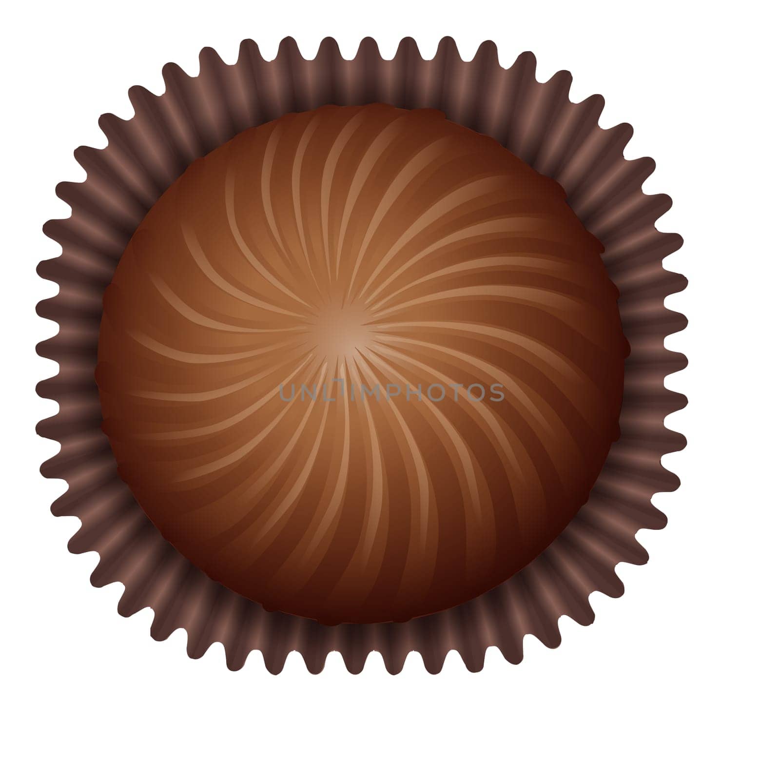 illustration of a chocos on a white background