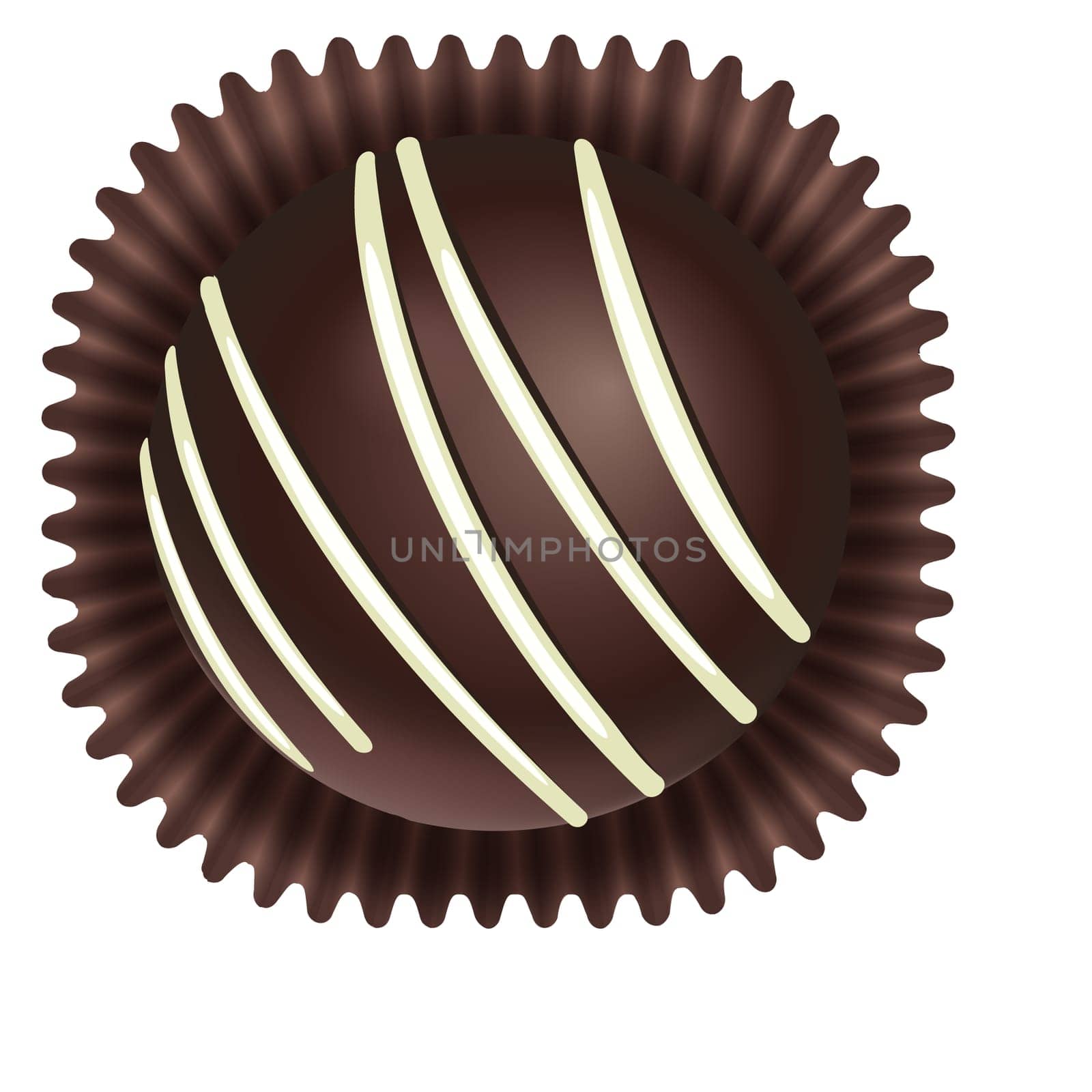 illustration of a chocos on a white background