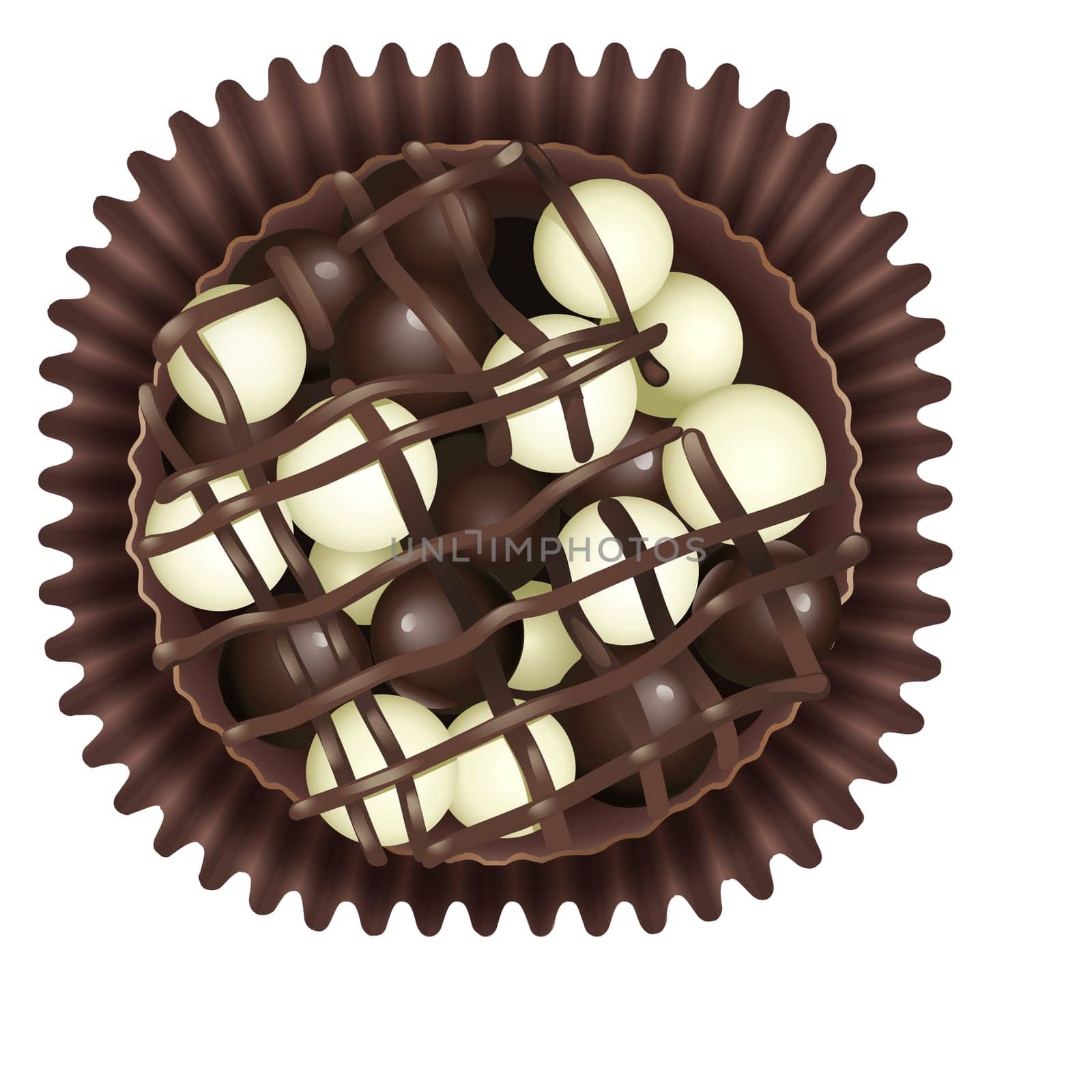 illustration of a chocos on a white background
