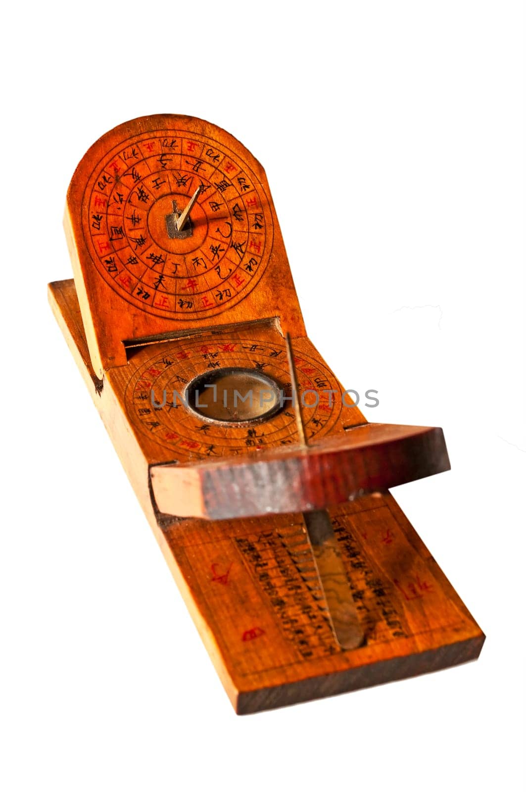 Ancient Chinese Sundial with Compass