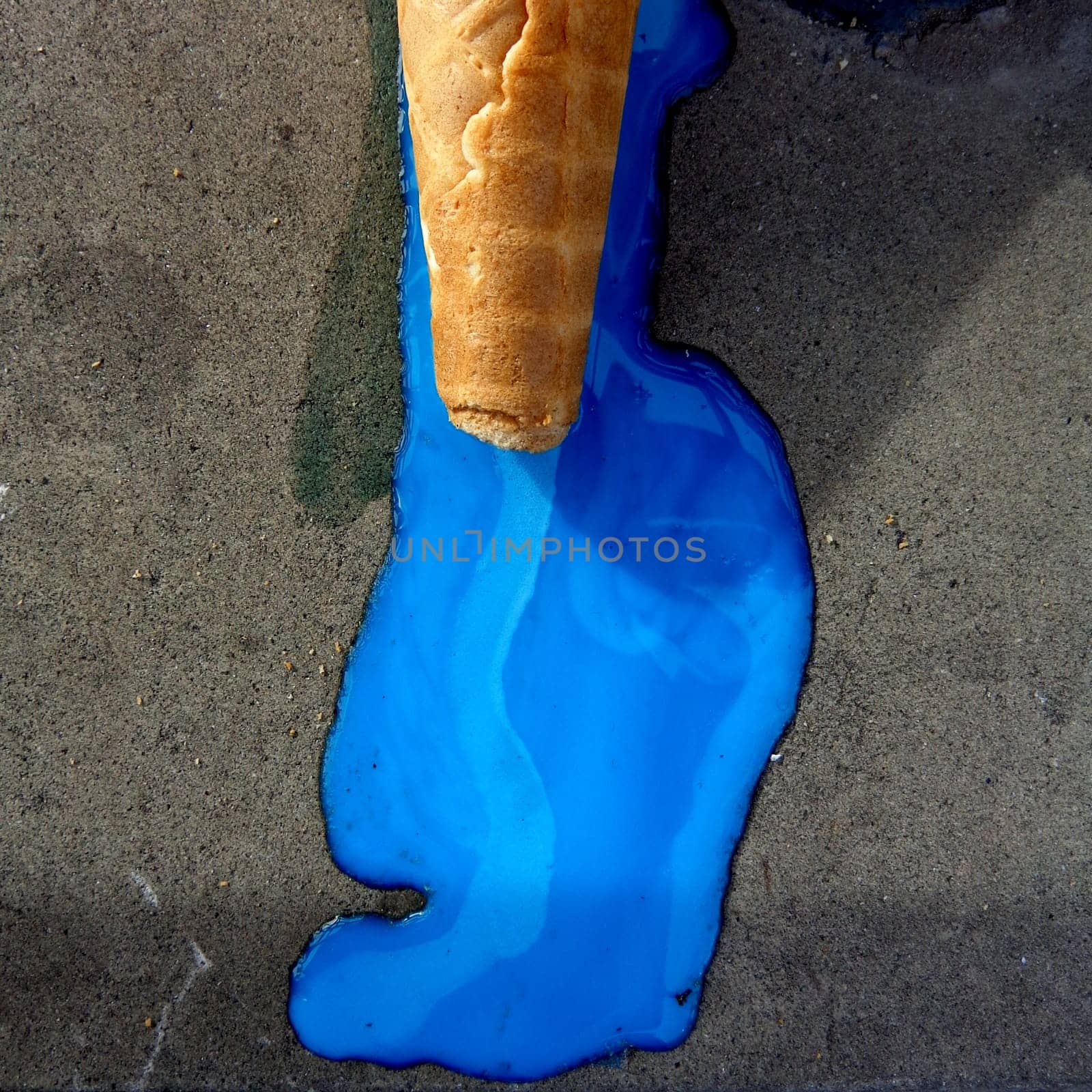 Smurf ice cream