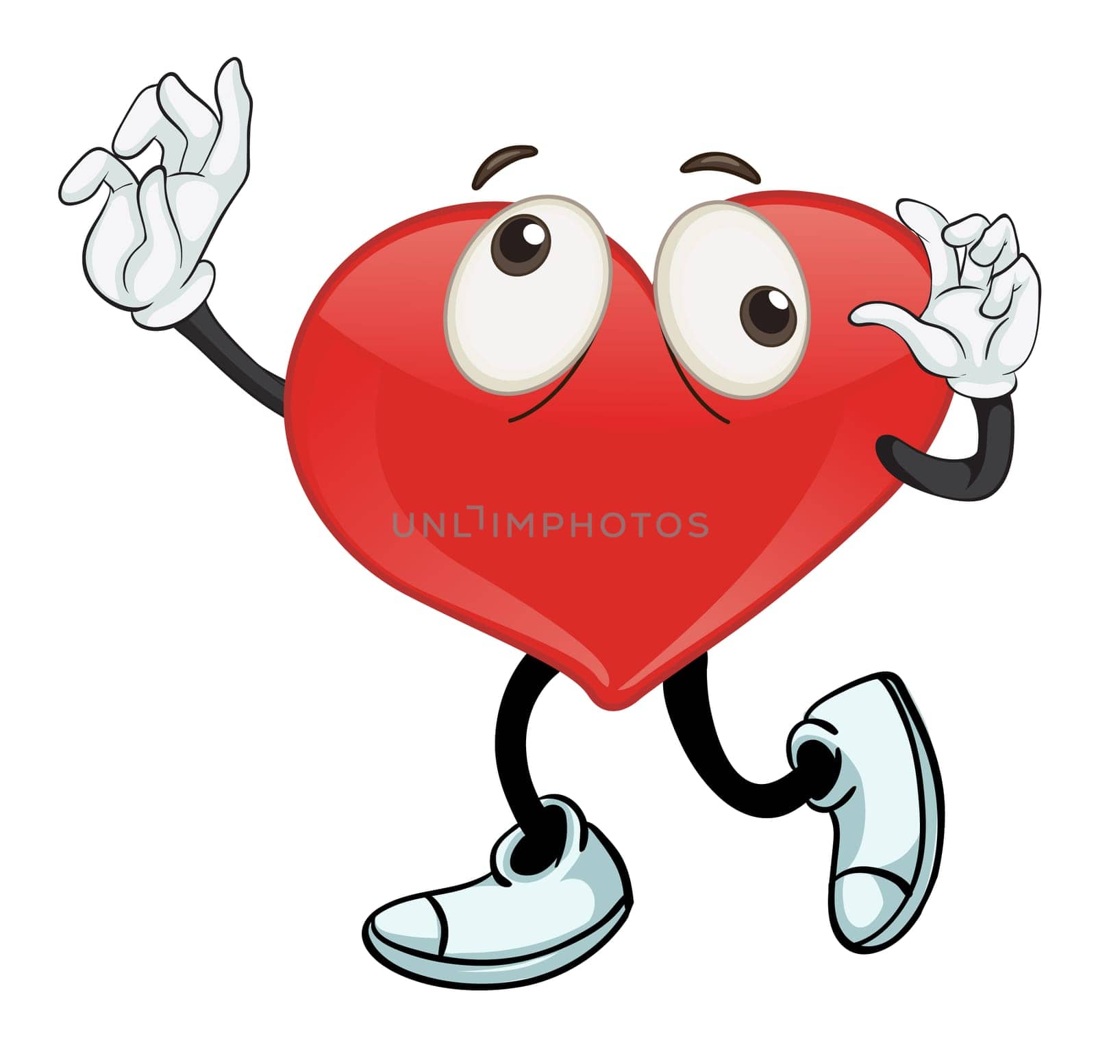 illustration of a heart on a white background