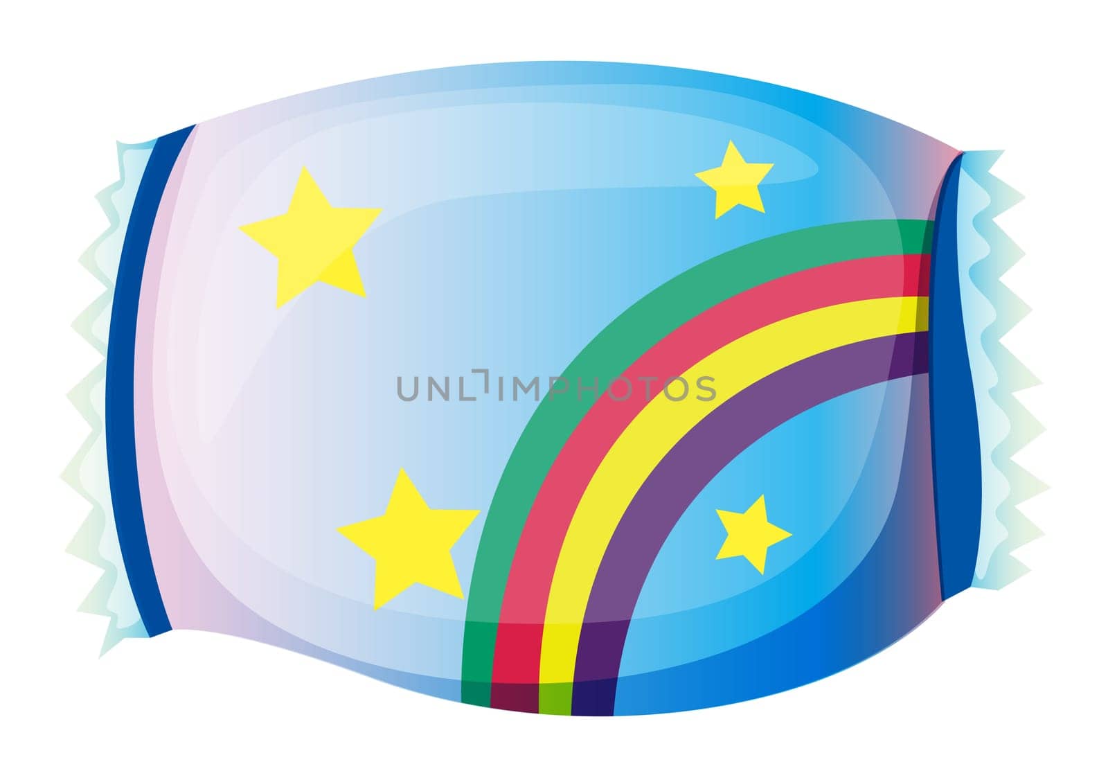 illustration of a candy on a white background
