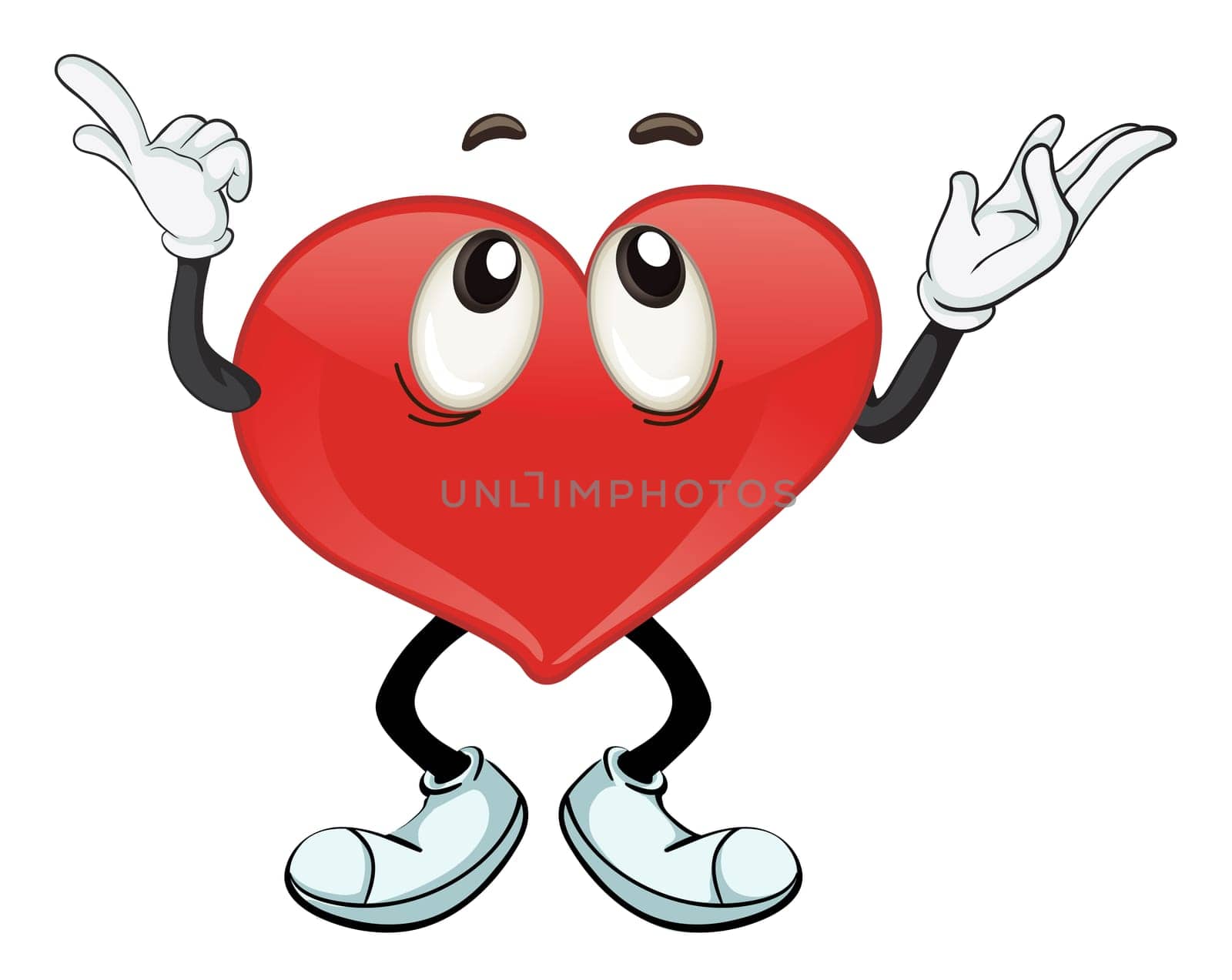 illustration of a heart on a white background