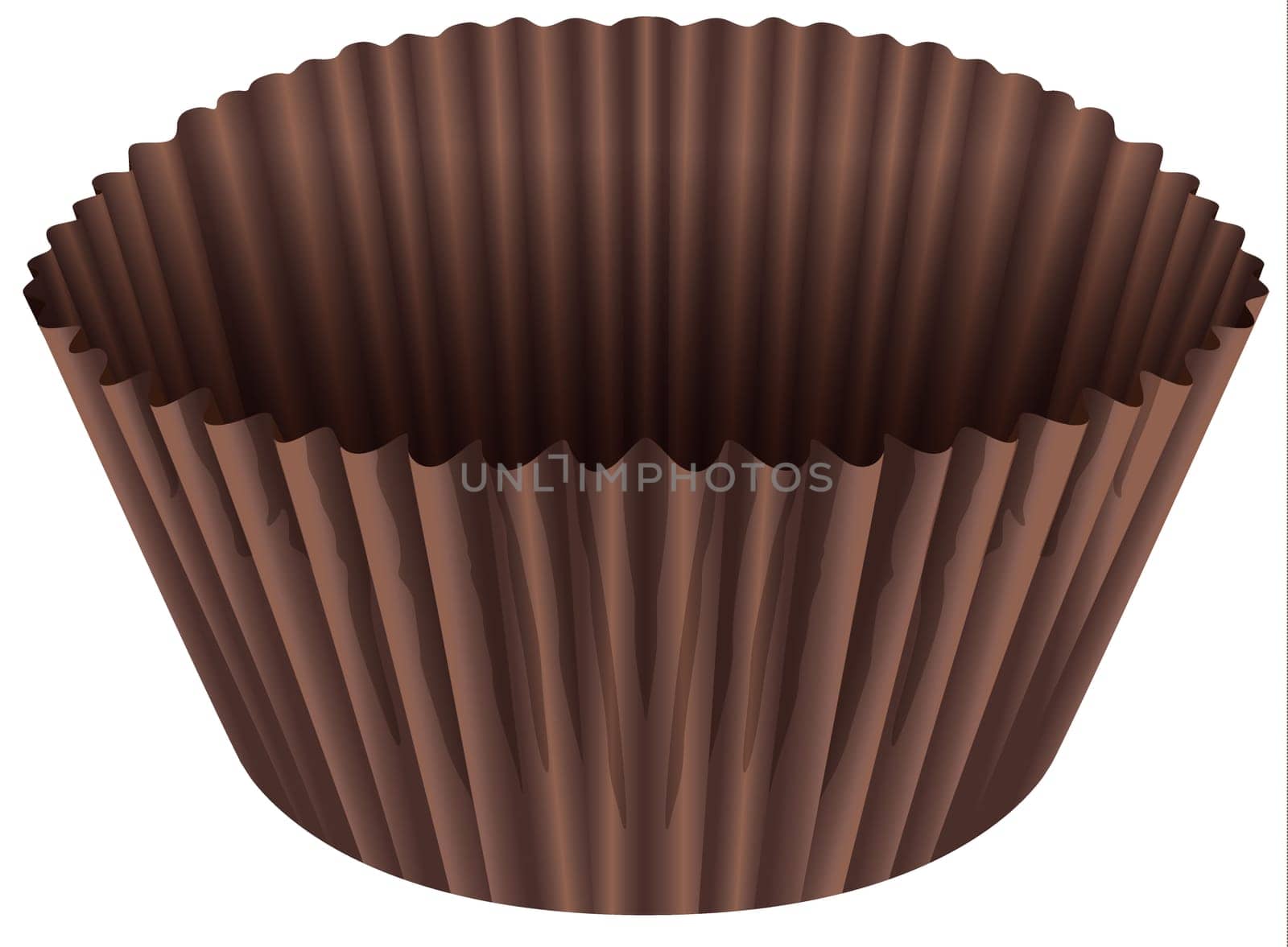 illustration of a brown cup on a white background