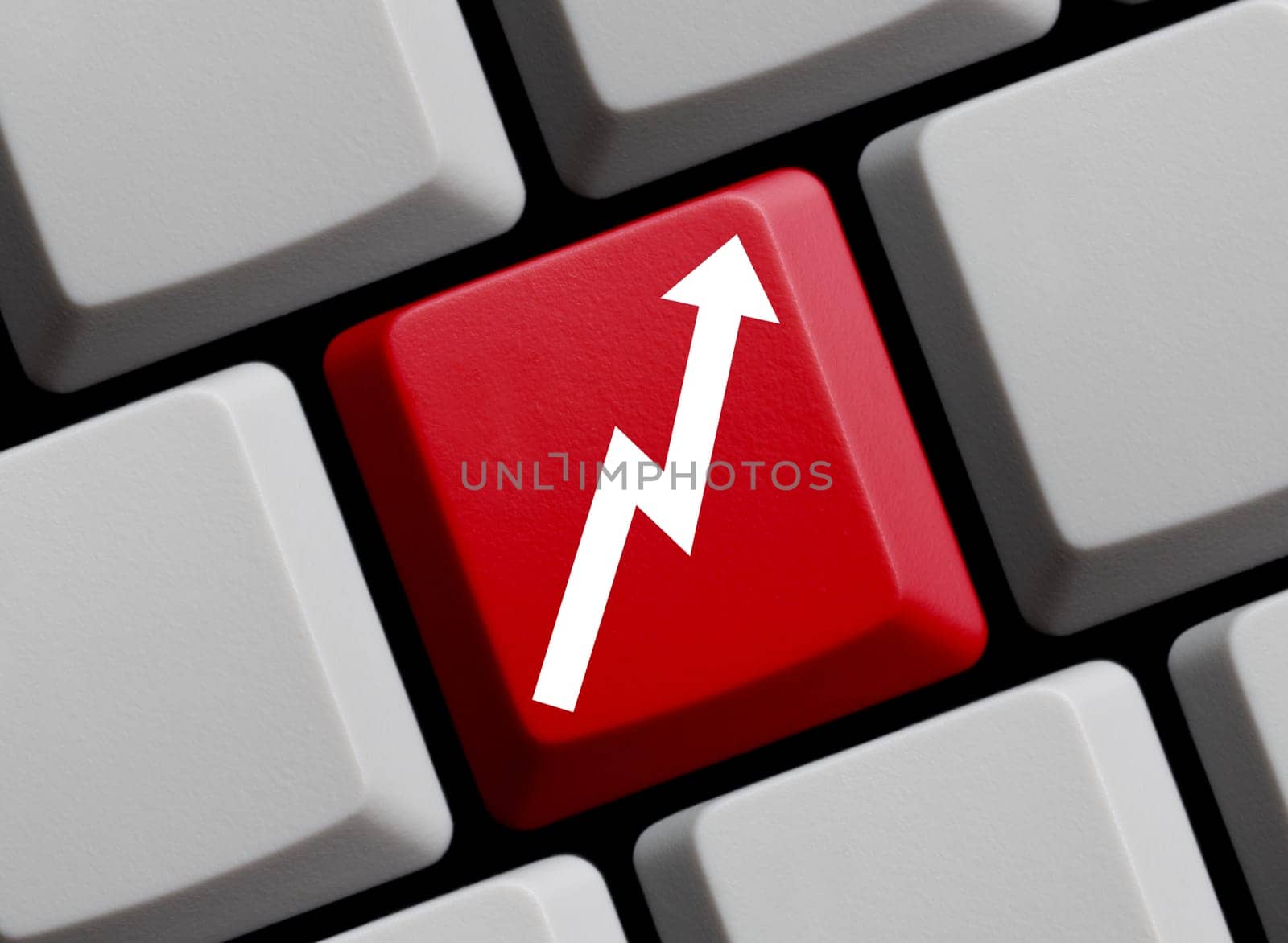 Upwards! Arrow on keyboard