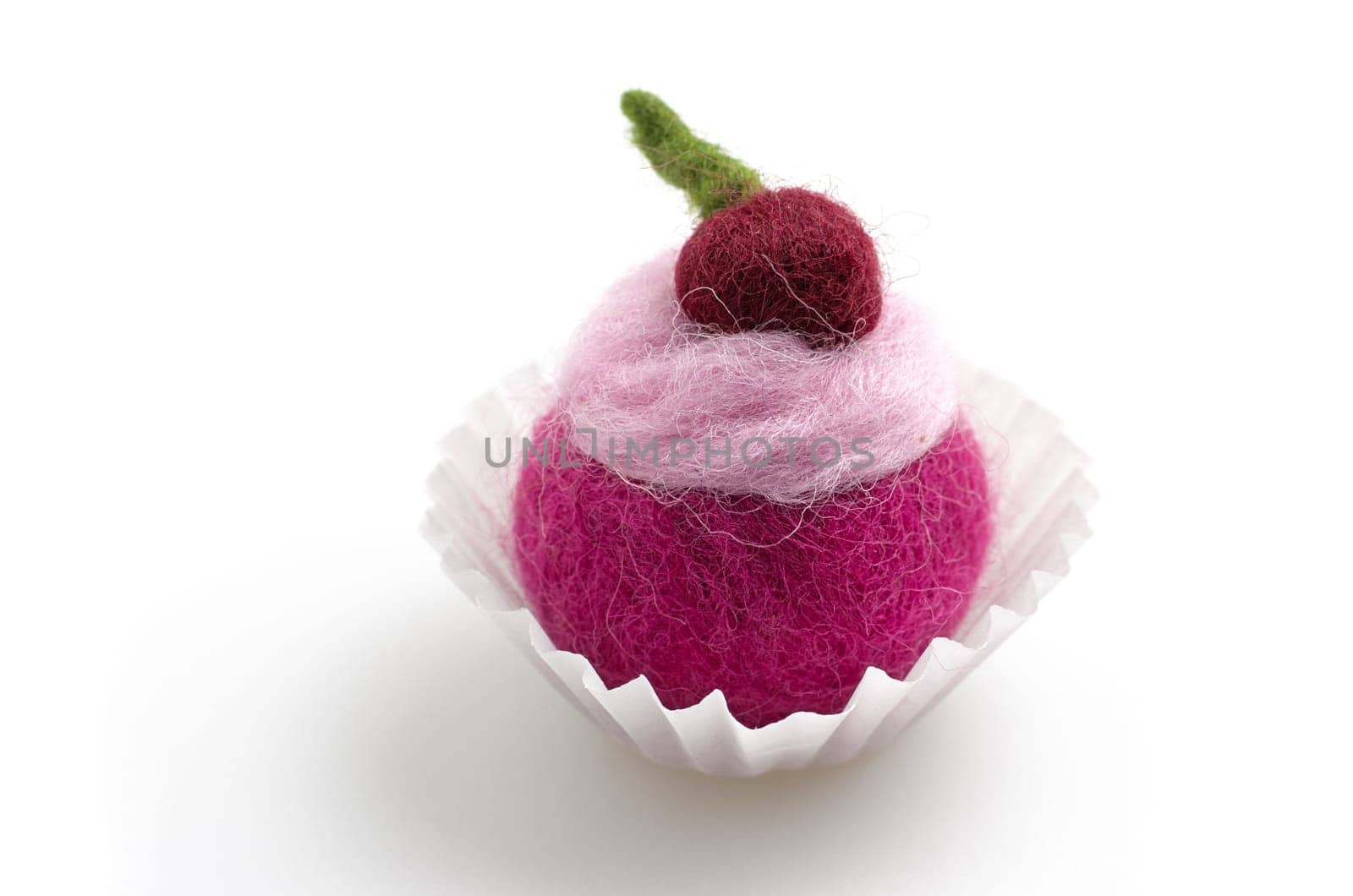 colorful felt praline
