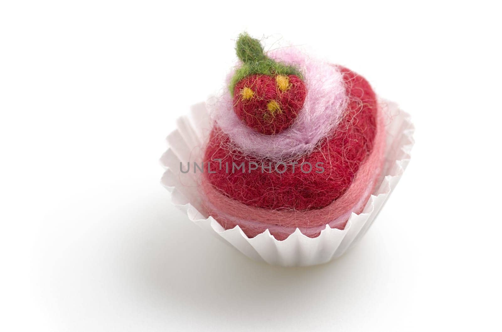 colorful felt praline