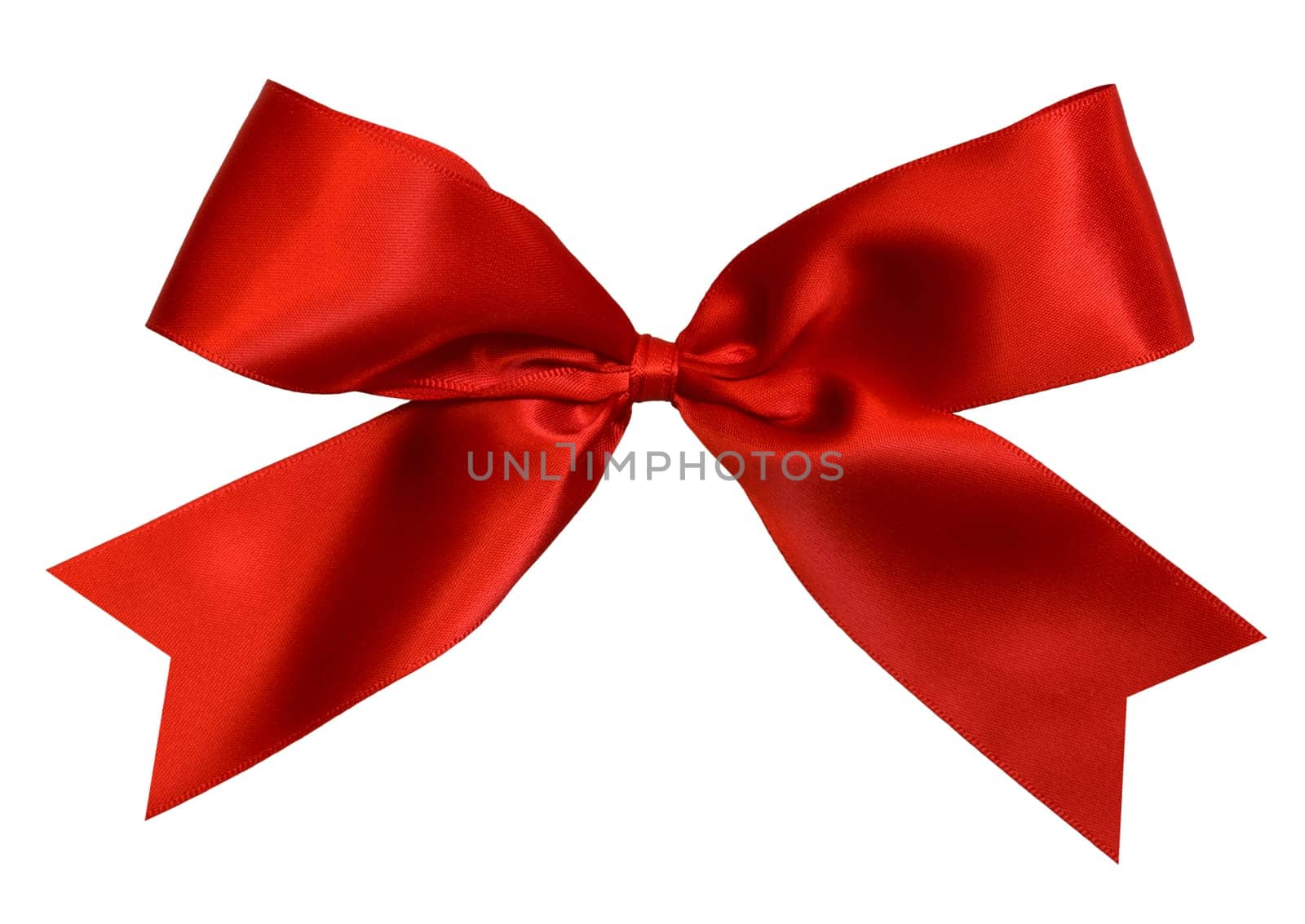 red ribbon with bow