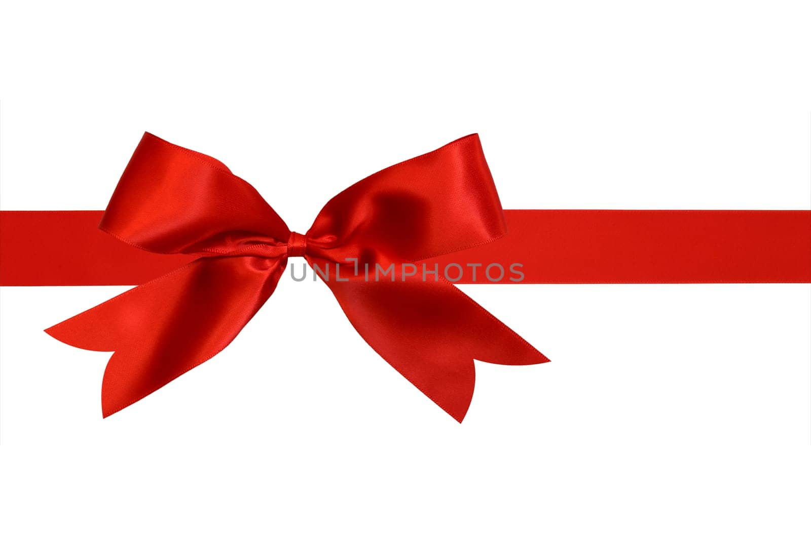 red ribbon with bow