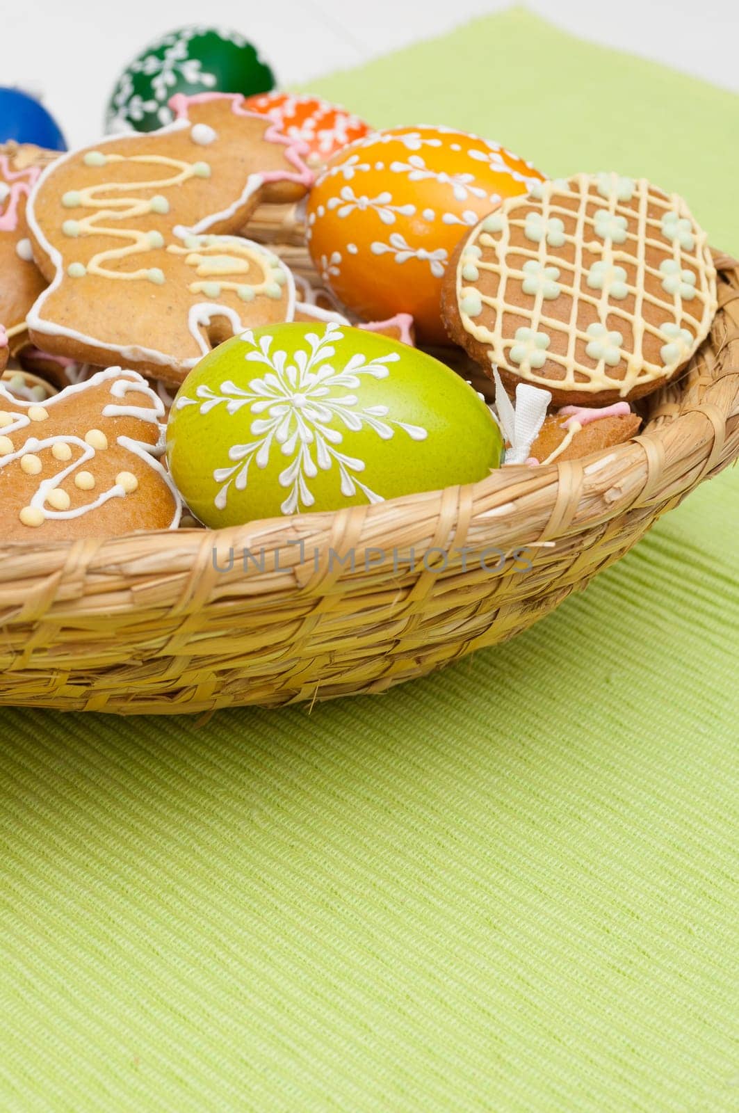 Easter - Homemade Ginger Breads and Handmade Painted Eggs