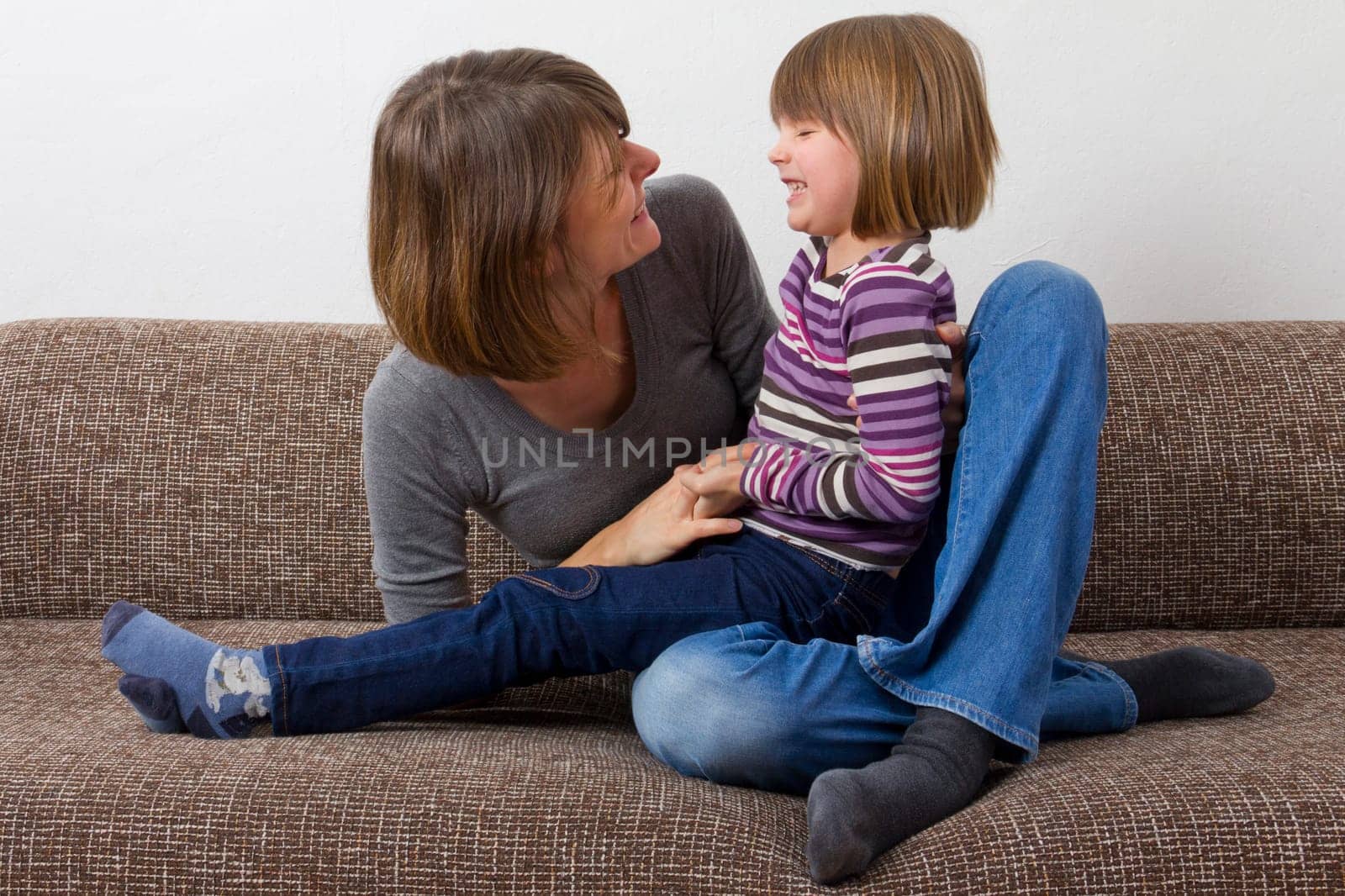 Mother with her daughter