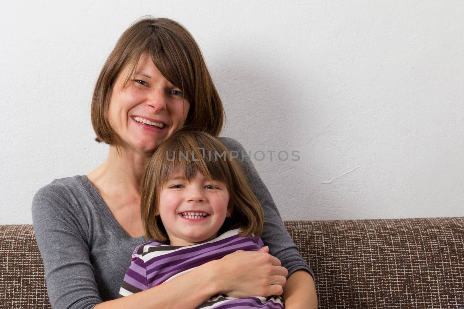 Mother with her daughter