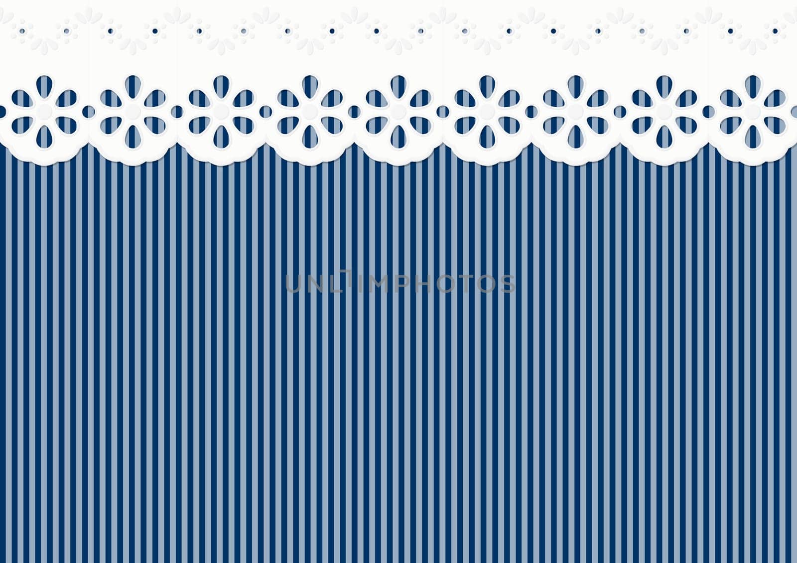 Festoon/Embellishment on Stripes Pattern - Endless