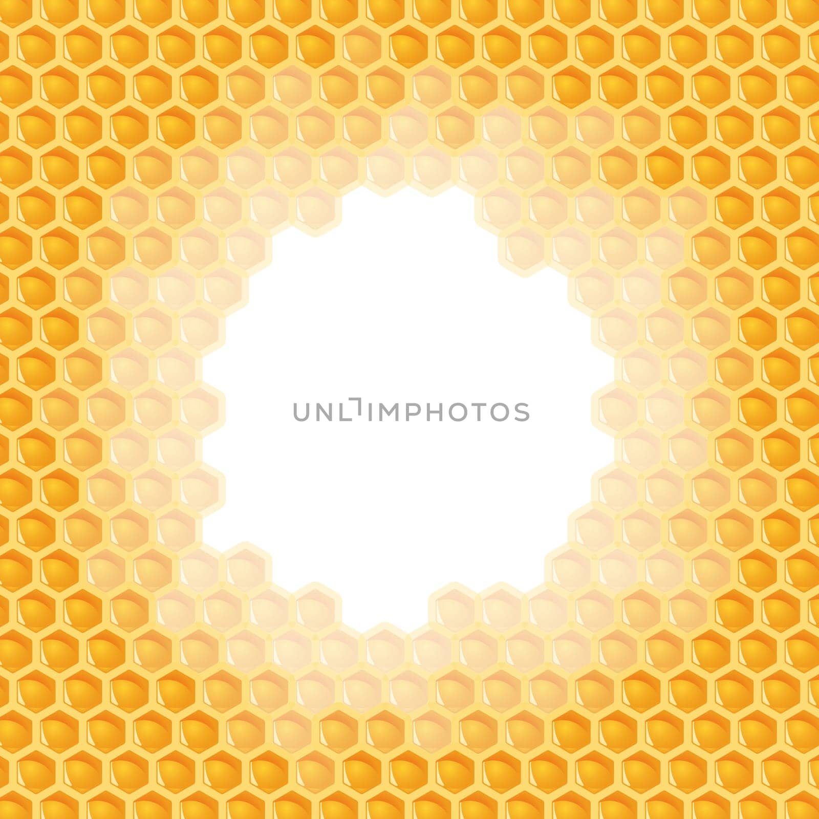 Honeycomb Background - Hole in Center