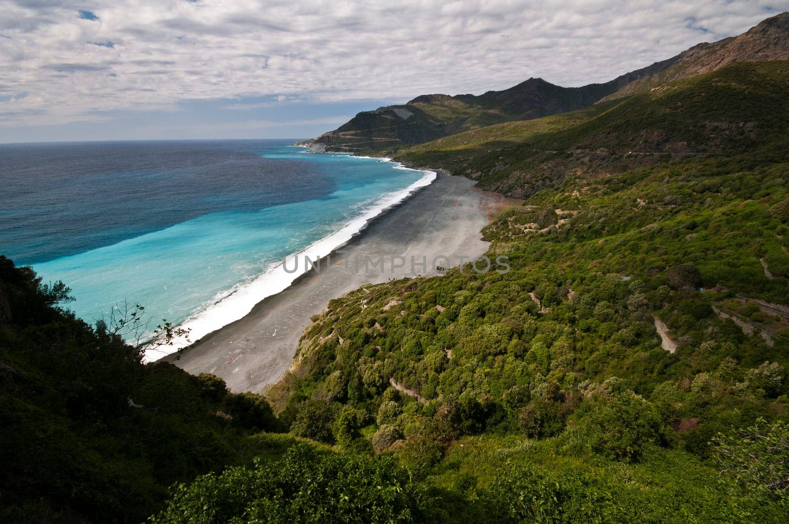 Nonza beach, Corsica - France