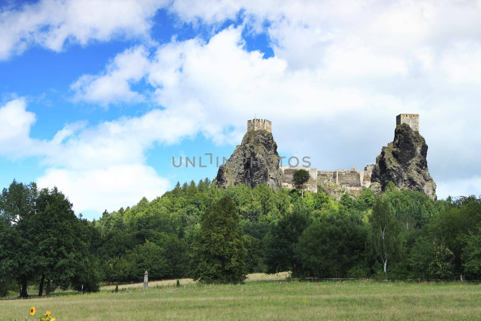 Czech Republic - stronghold Trosky in Cesky raj (Czech paradise)