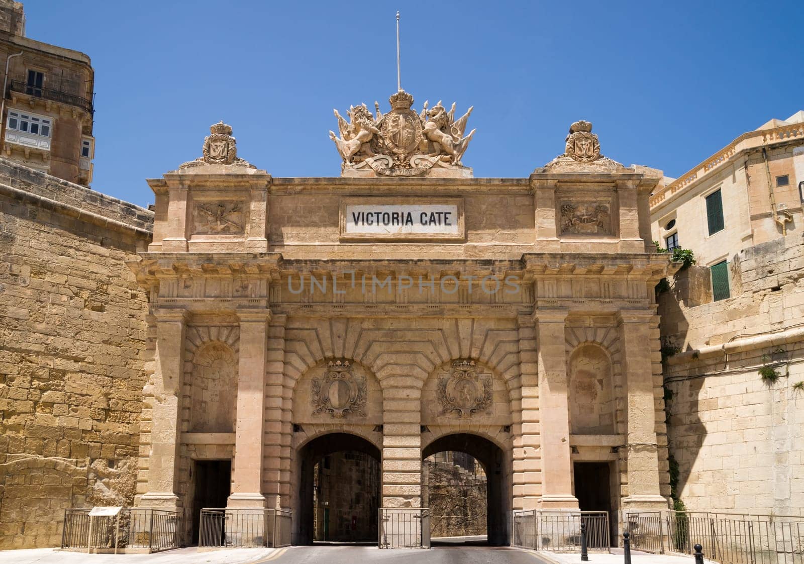 The Victoria Gate of Malta's capital Valletta,one of the view ways to enter this truly historic city