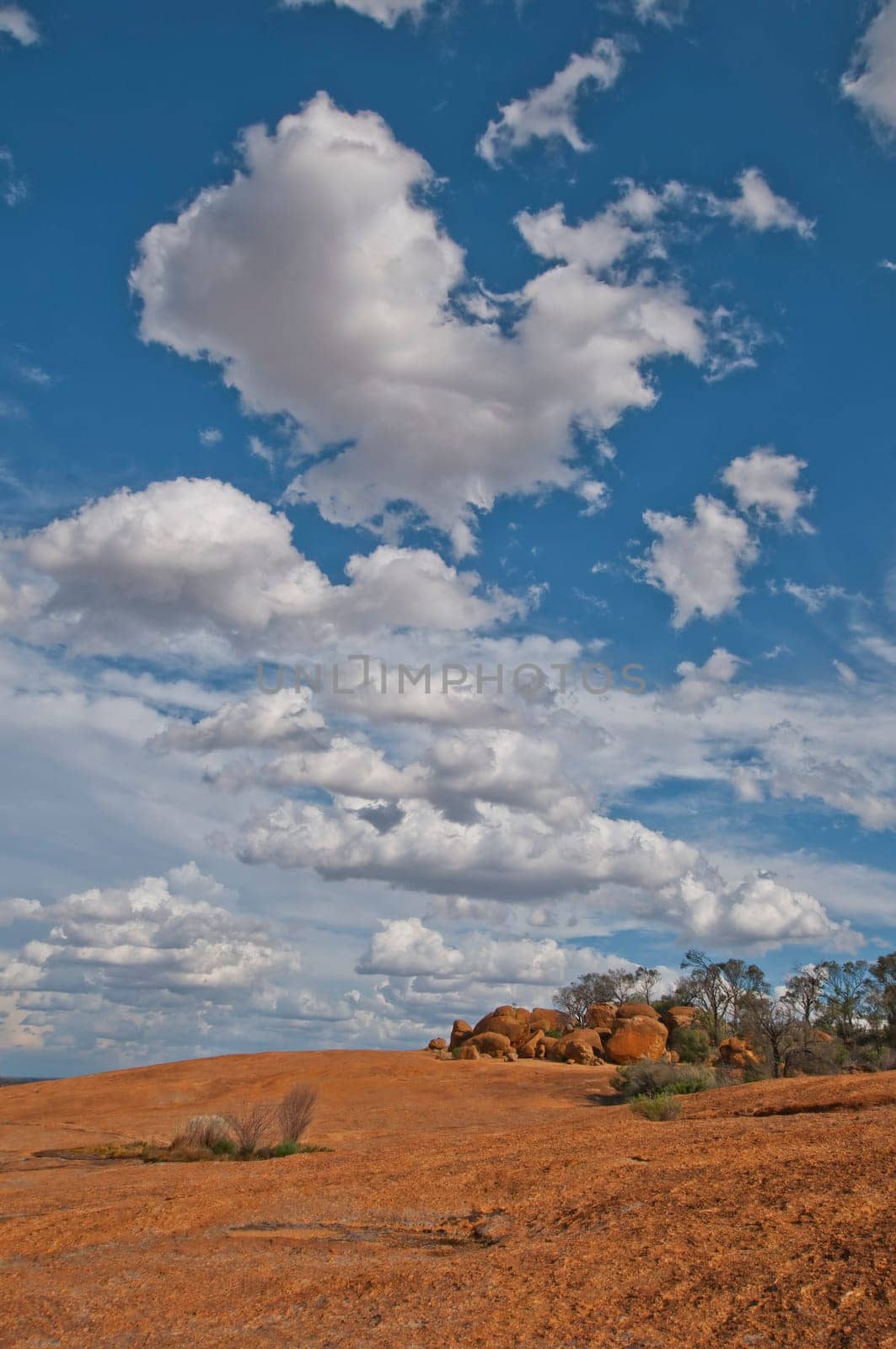 over Wave Rock,Hyden