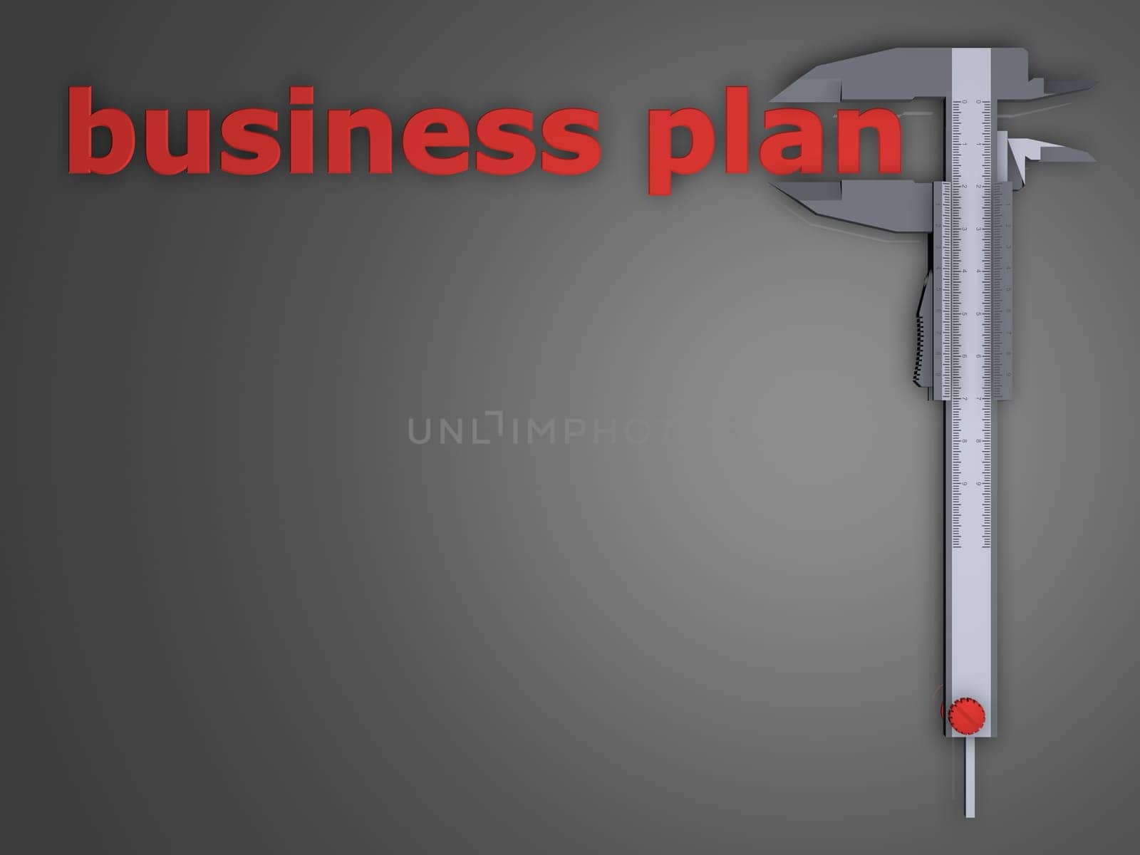 3D illustration on the topic of business