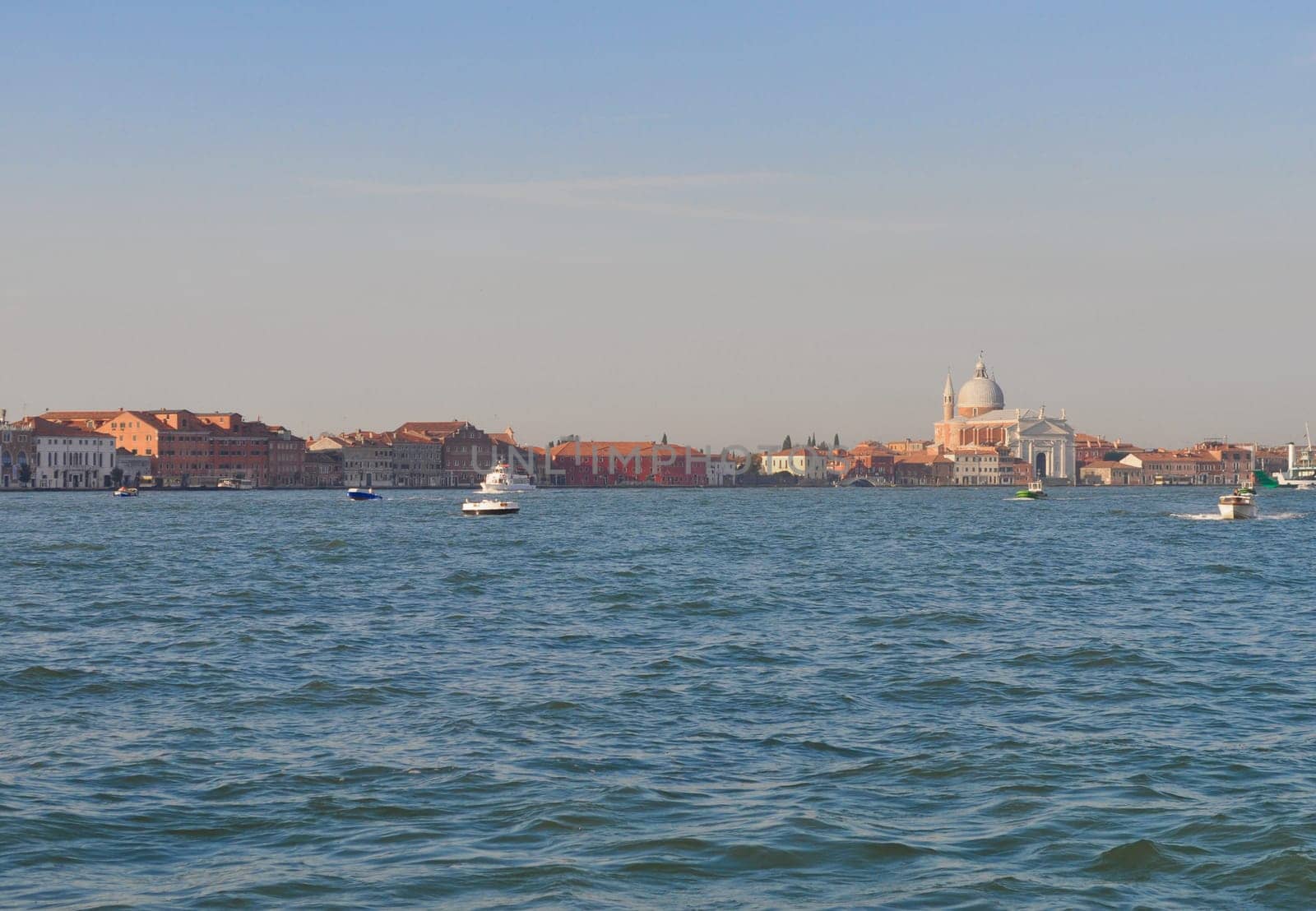 View of the city of Venice (Venezia) in Italy