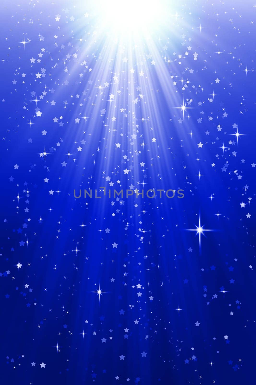 Abstract background with rays of light