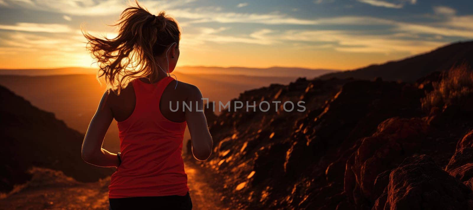 Healthy Asian woman is jogging outdoor. Fitness girl running. Female exercising at outdoor park..