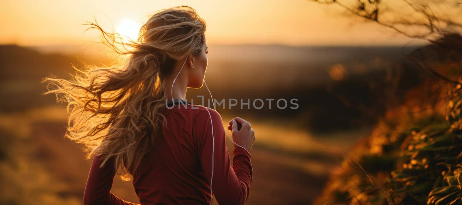 Healthy Asian woman is jogging outdoor. Fitness girl running. Female exercising at outdoor park. by itchaznong