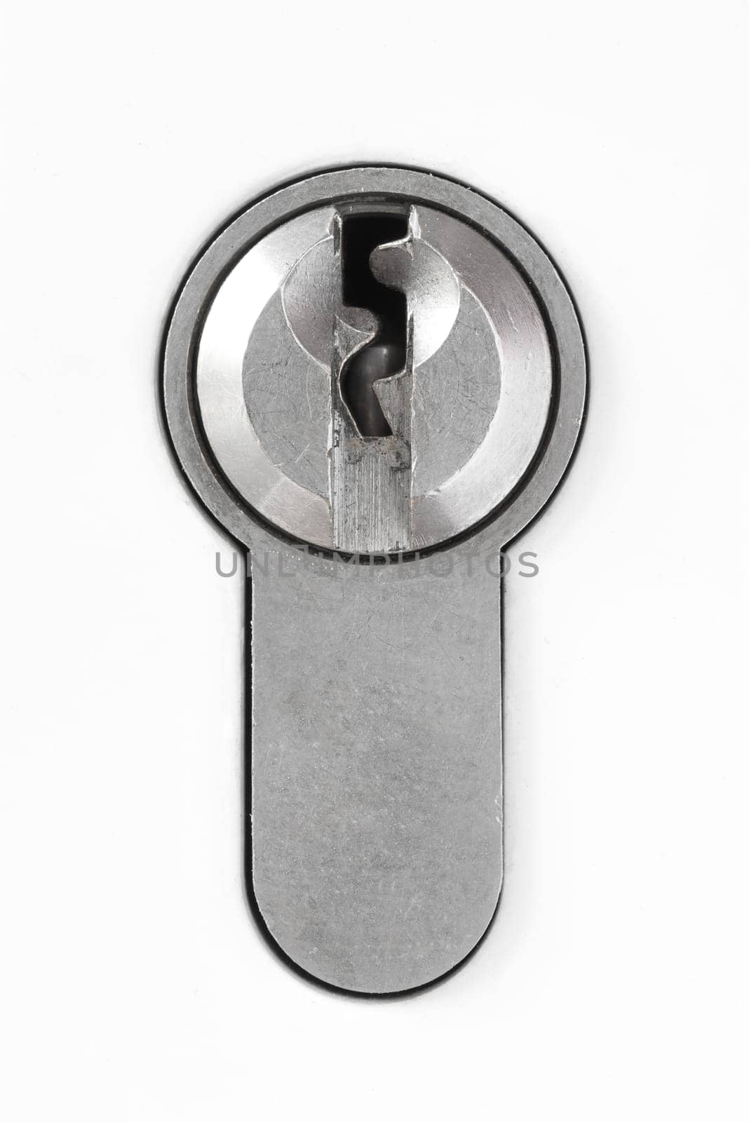 Security lock against white background