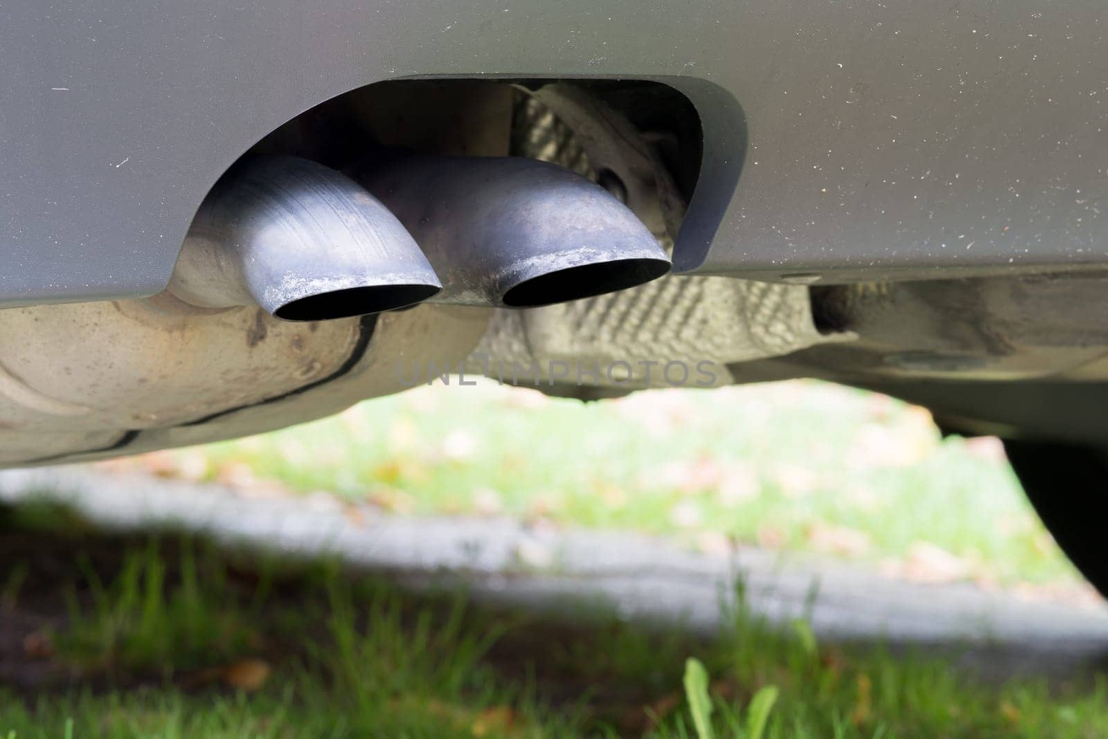 Exhaust of a car