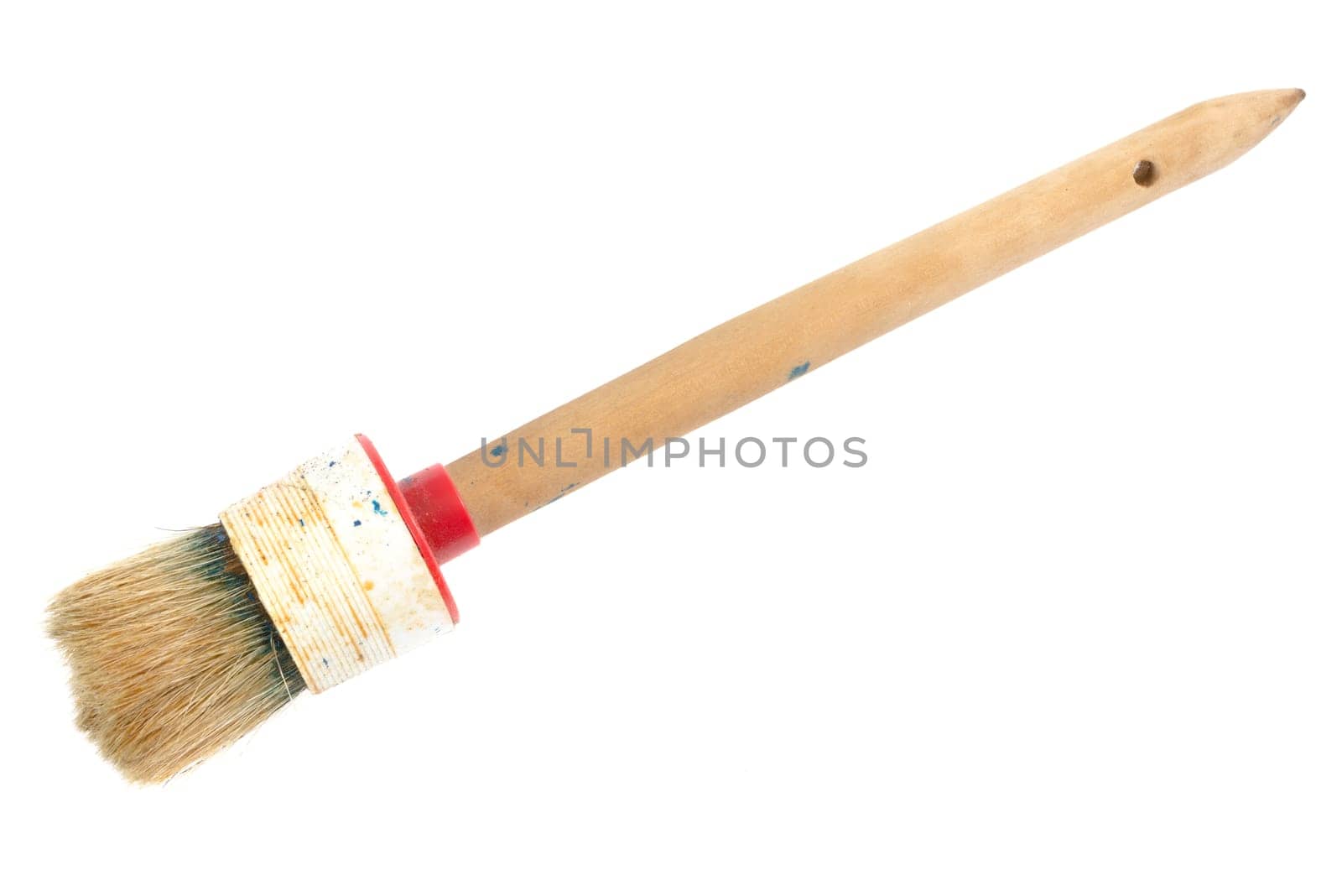 Painter brush against white background