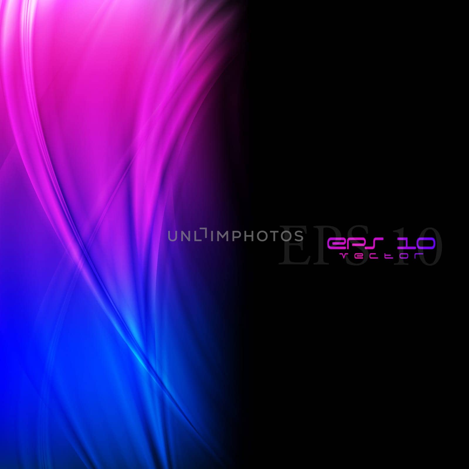 Bright waves background. Eps 10 vector