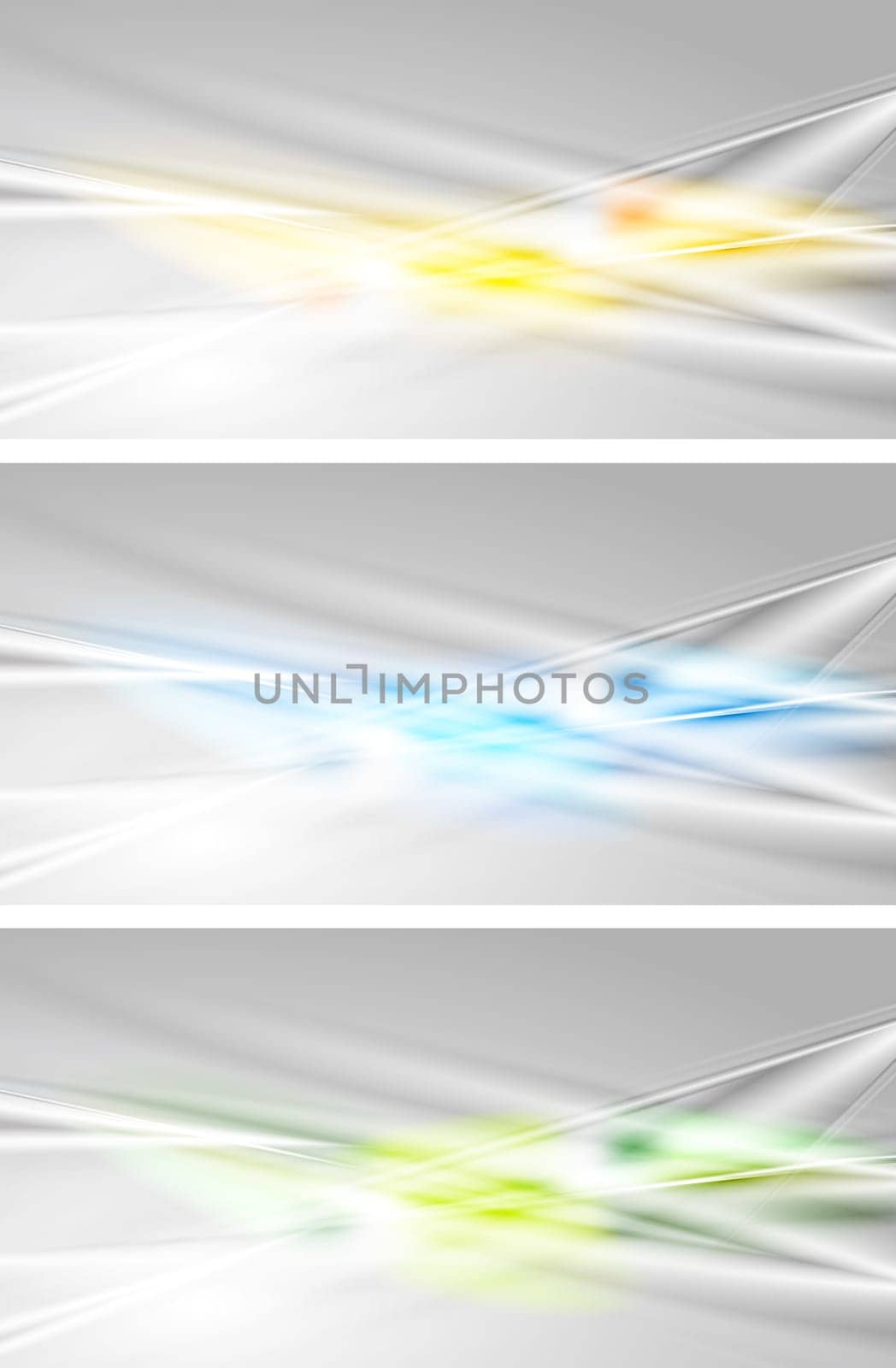 Set of abstract modern banners. Eps 10 vector illustration