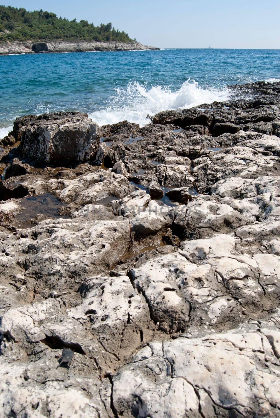 rocky coast of croatia
