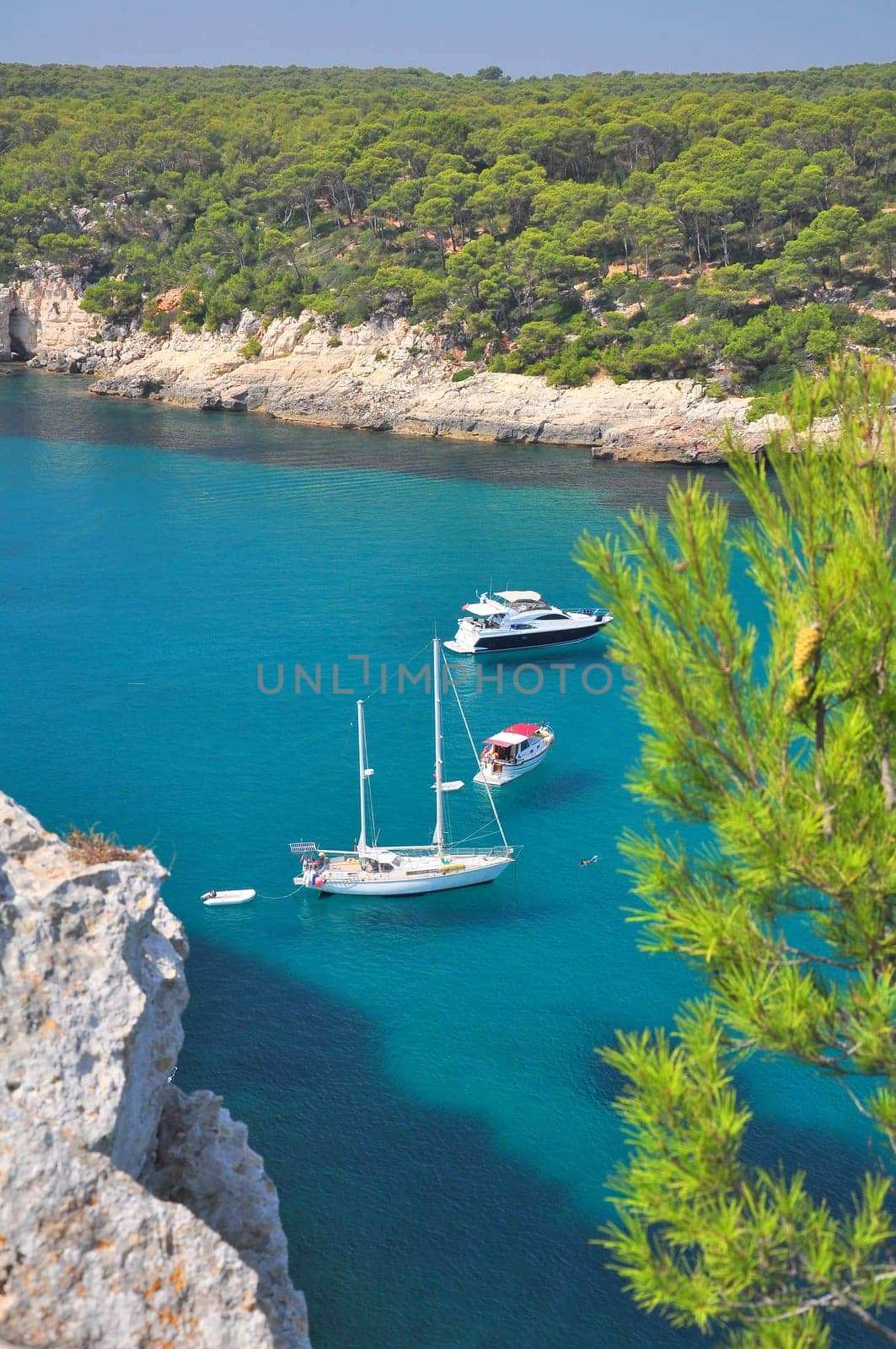 Beautiful beach in Menorca, Spain