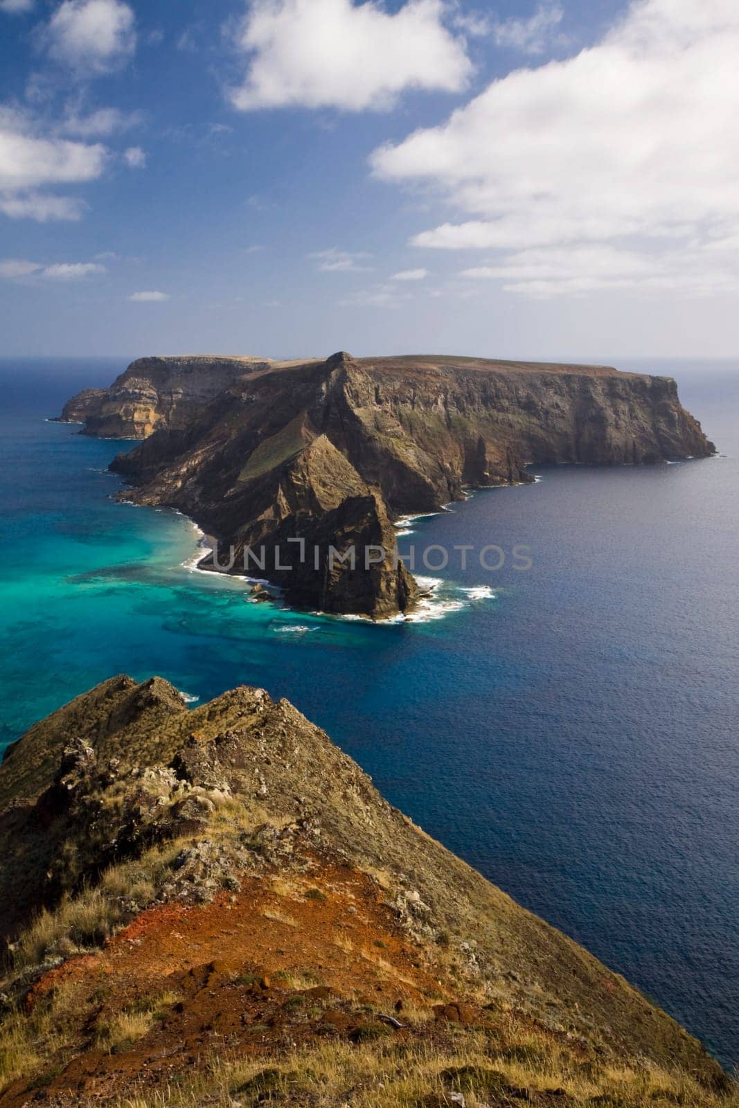 Ilheu da Cal island, Porto Santo, Madeira, Portugal