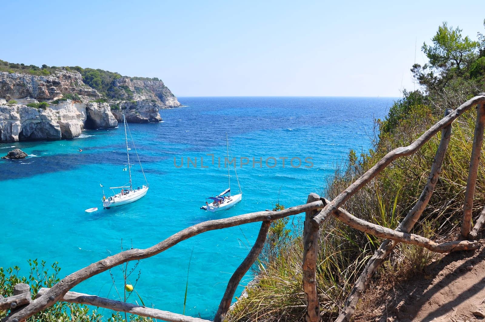 Beautiful beach in Menorca, Spain