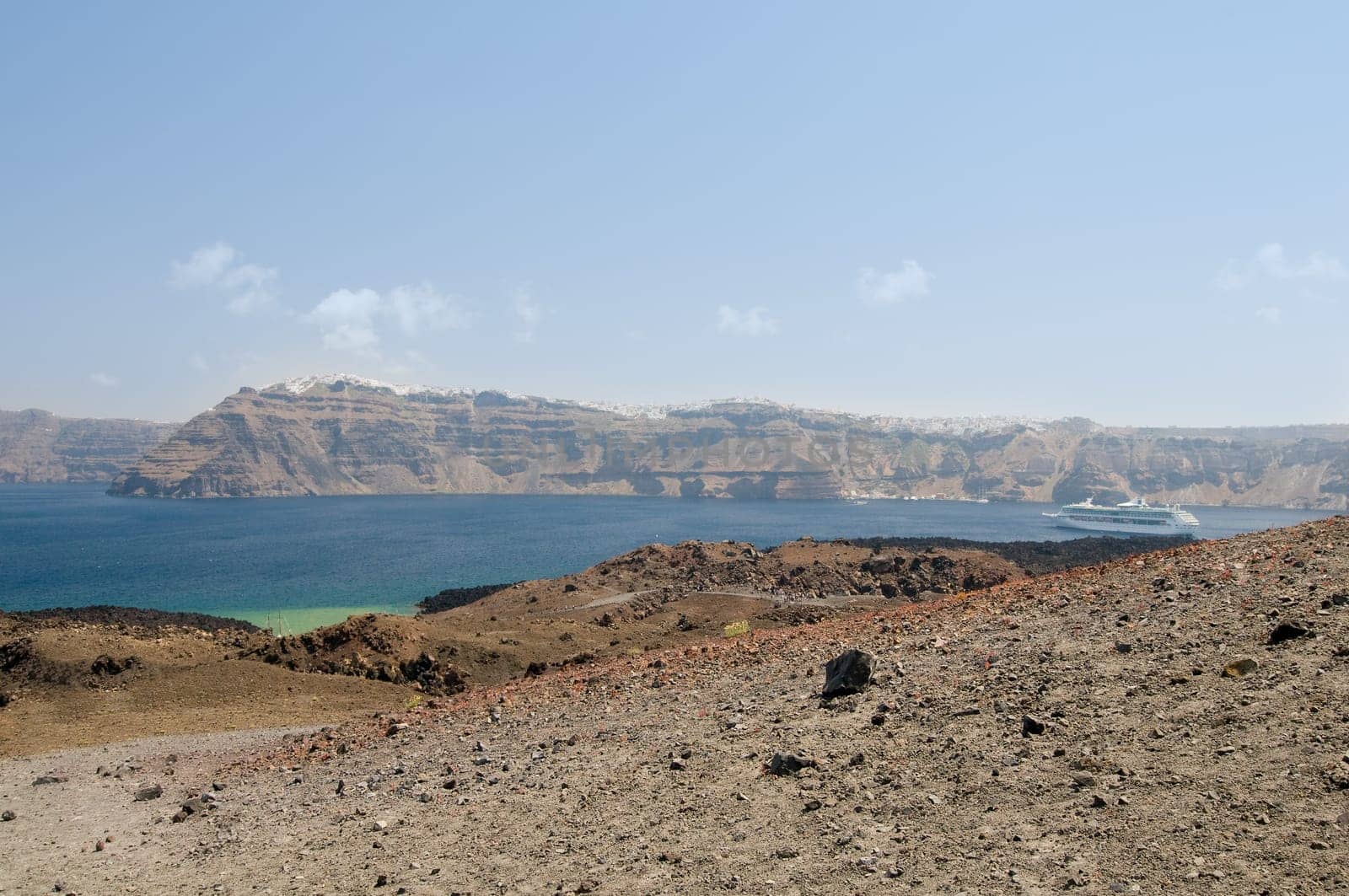 Beautiful Santorini landscape
