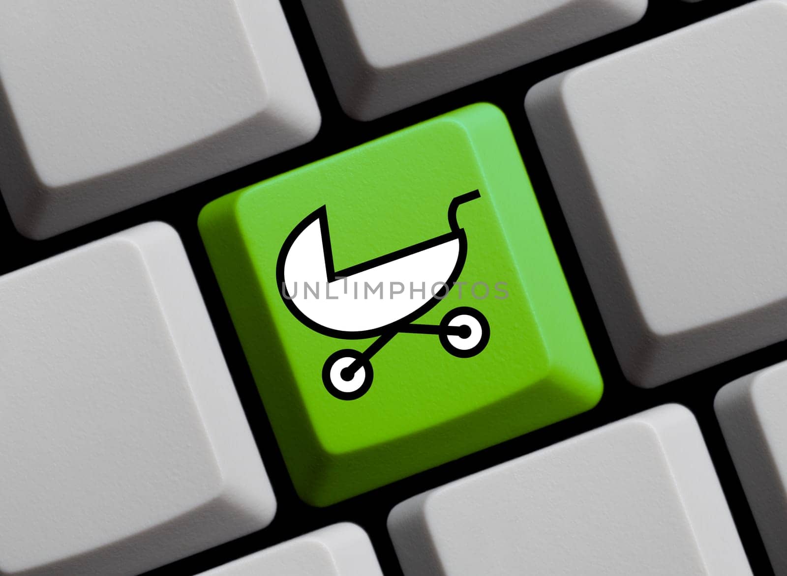 Stroller icon on keyboard