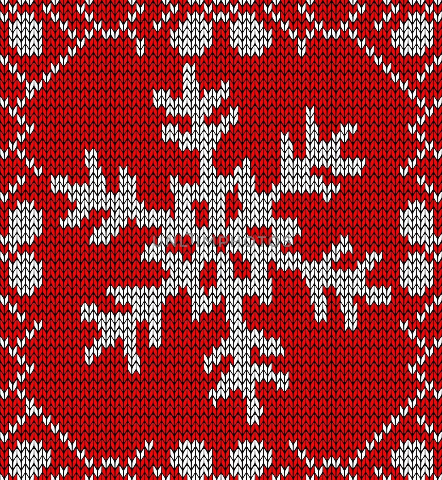 Vintage hand craft Xmas snowflake embroidery seamless pattern. Vector illustration layered for easy manipulation and custom coloring.