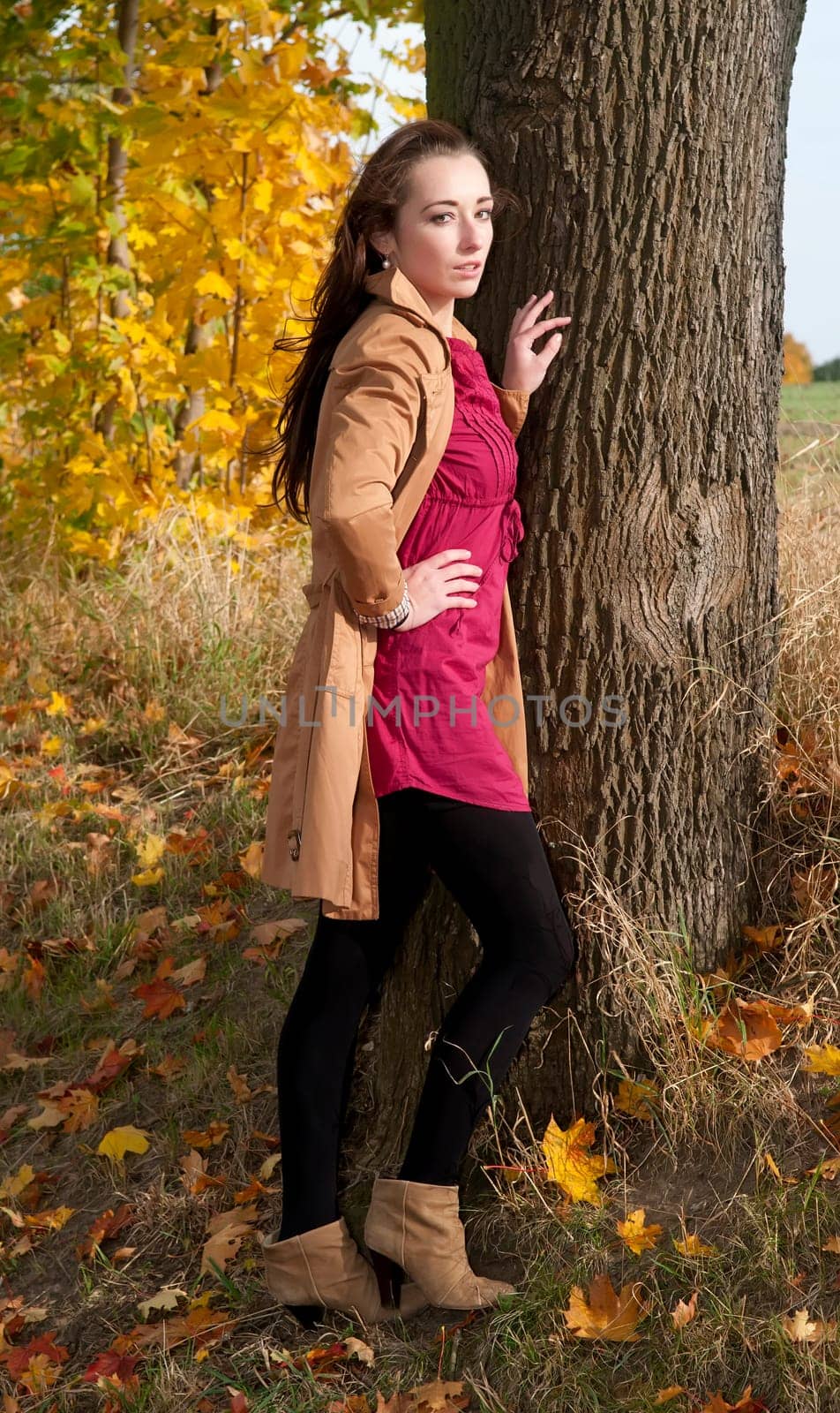 Thoughtful young woman