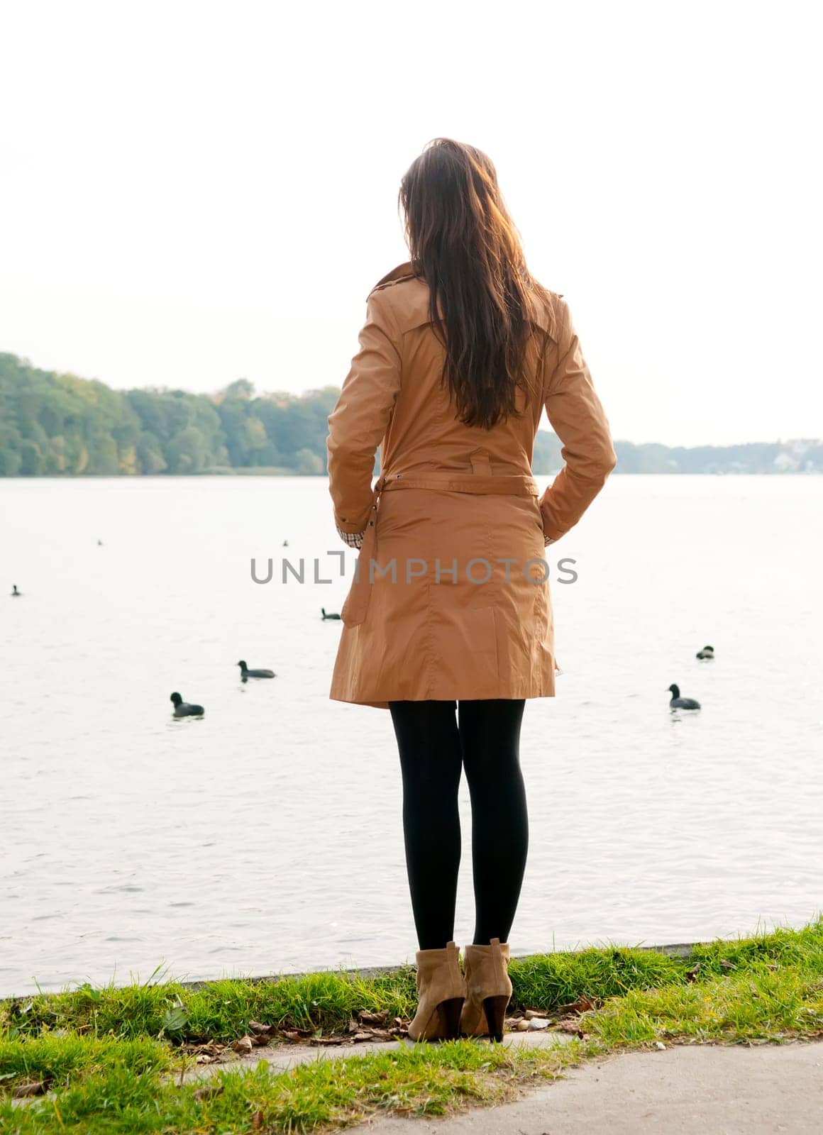 lonely young woman