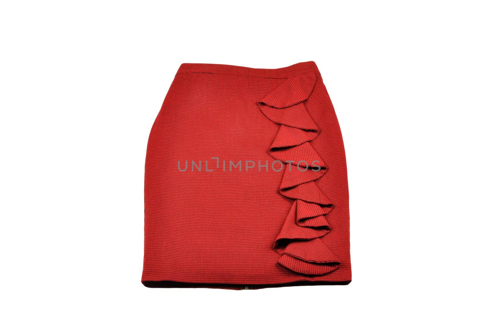 Skirt on white background