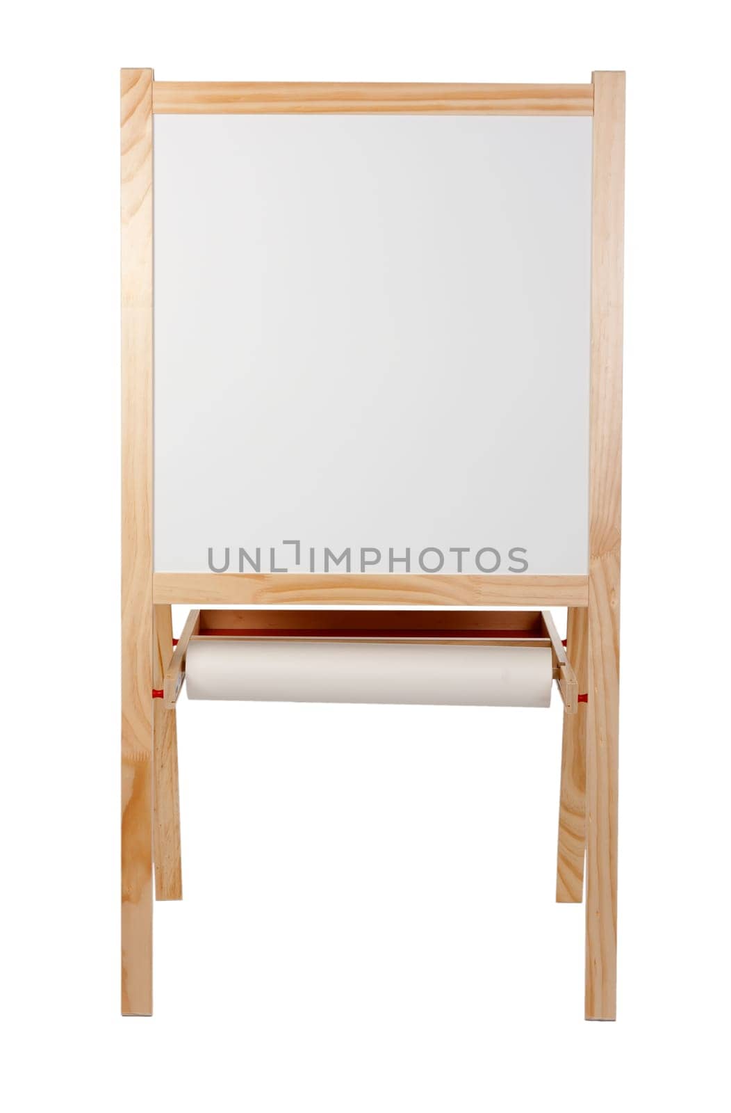 Children's drawing board on a white background