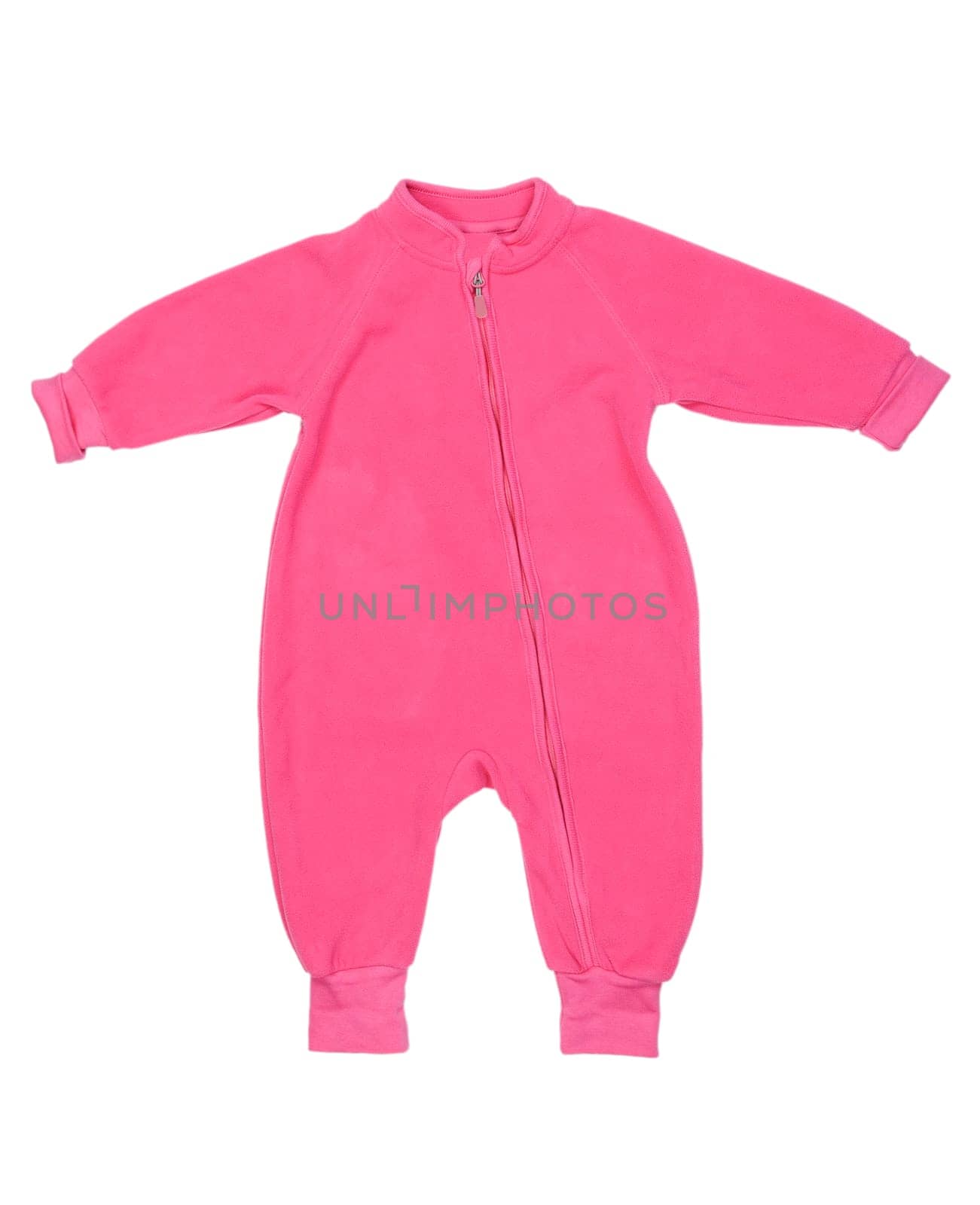 pink rompers isolated on white background