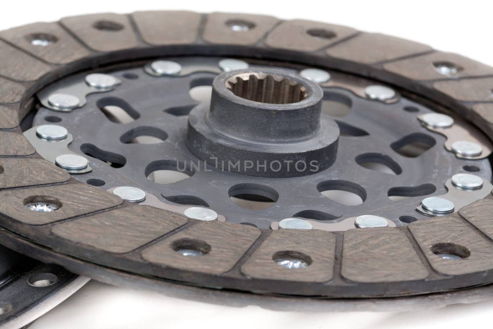 Automotive new drive clutch on a white background