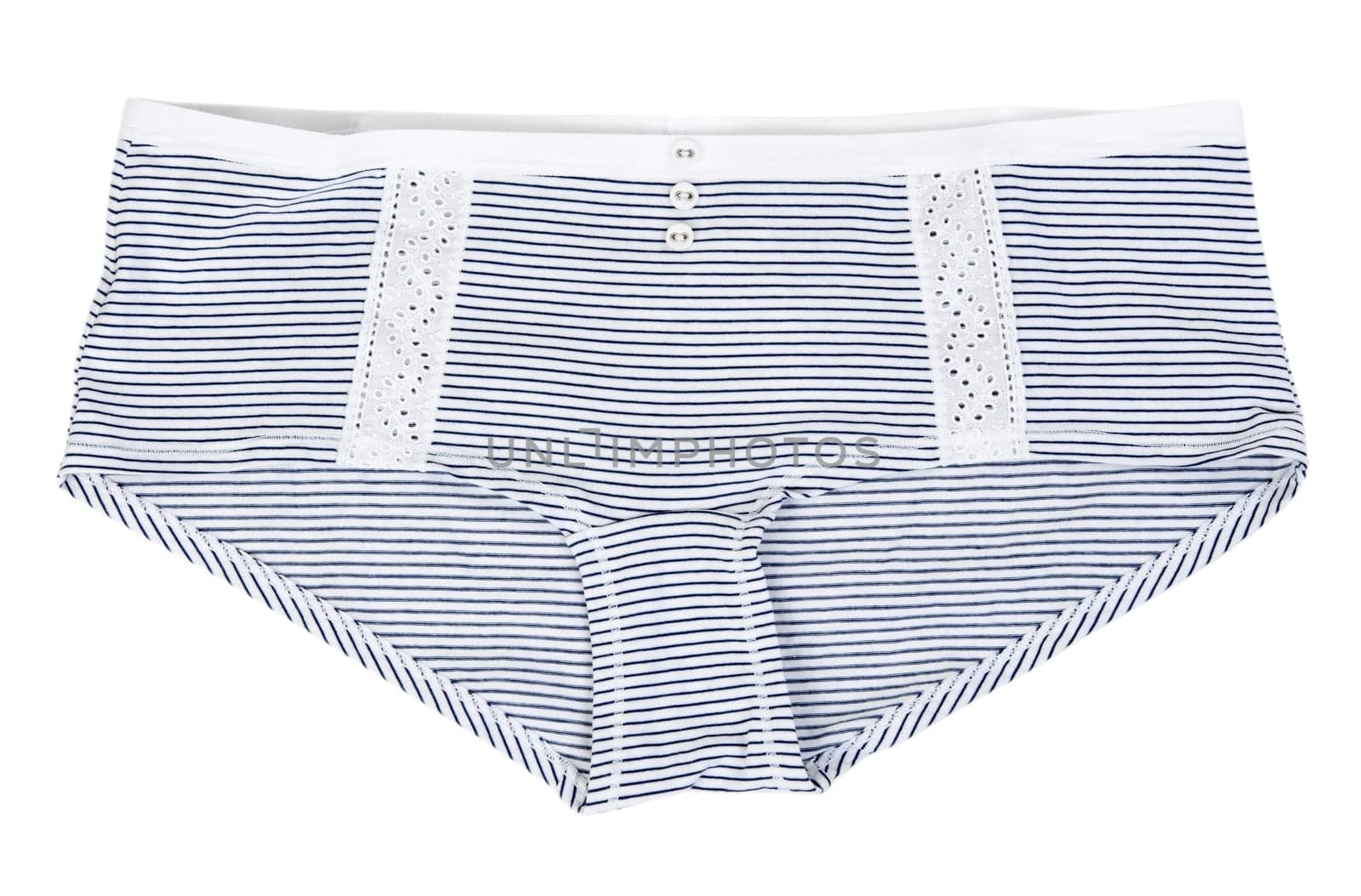 Women's panties isolated on white background