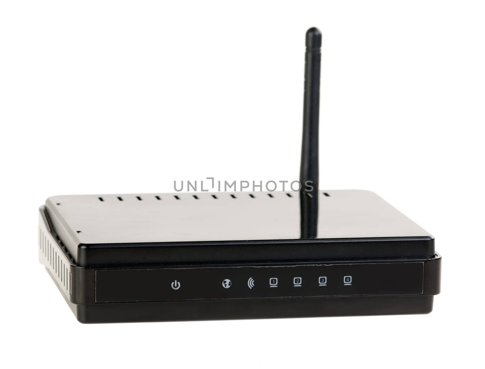 wifi access point is in the studio on a white background