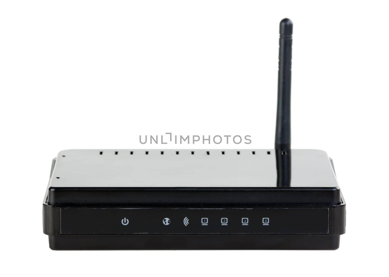 wifi access point is in the studio on a white background